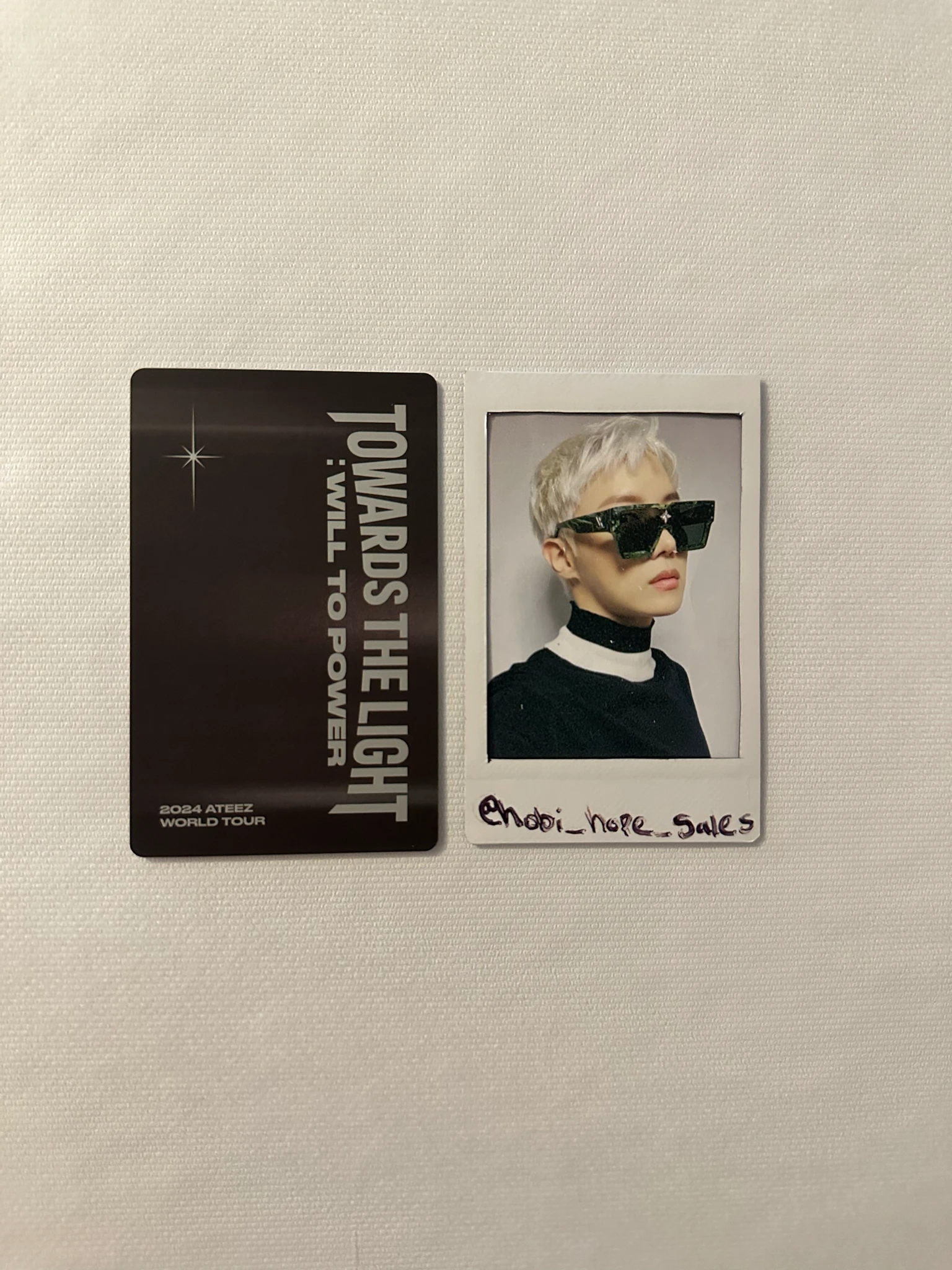ATEEZ Seonghwa ATEEZ - Towards The Light: Will To Power Event merch photocard photocard holder listing photo 2