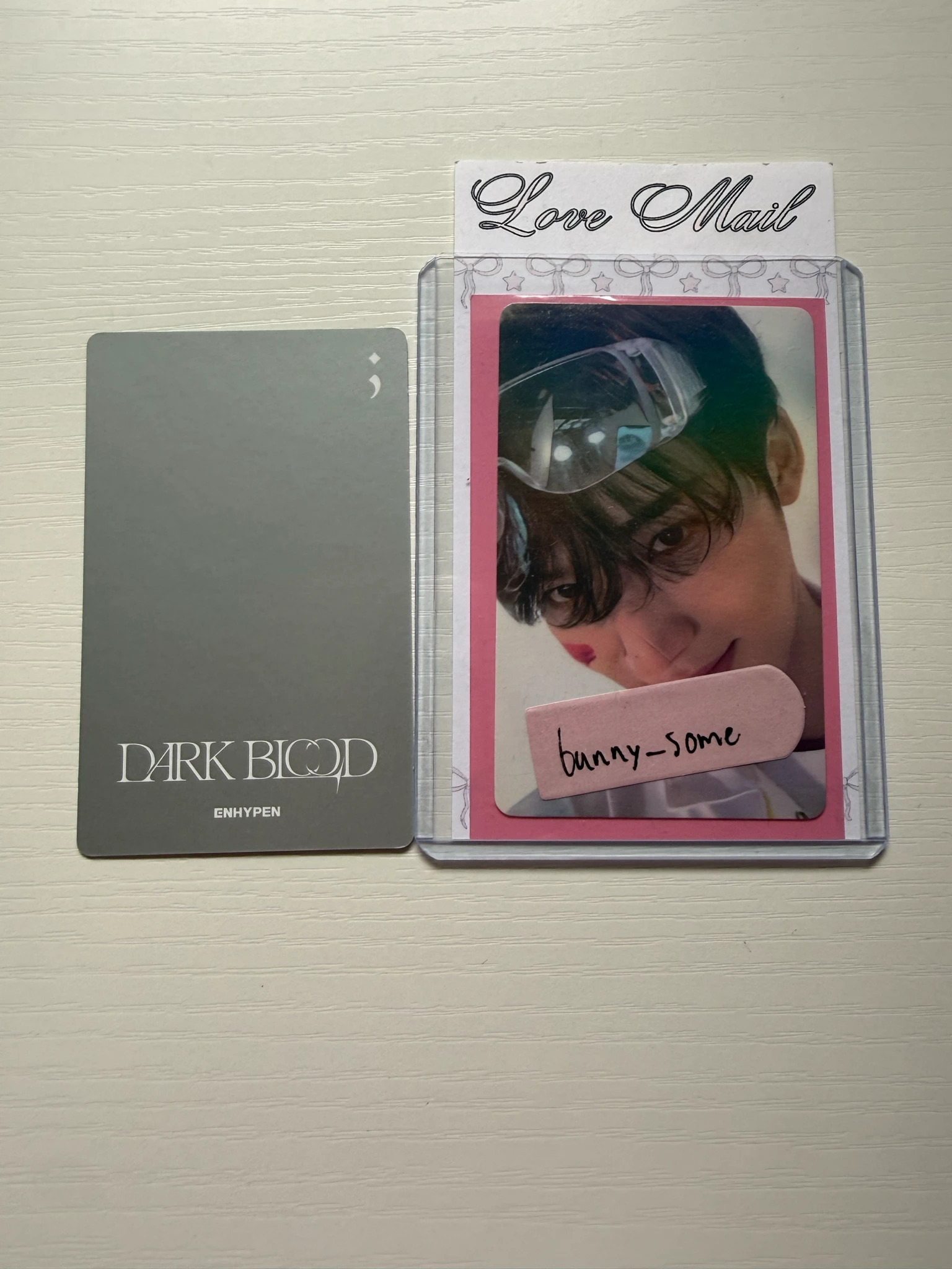 ENHYPEN Jay ENHYPEN - Jay - DARK BLOOD Album engene version album photocard korean album concept version listing photo 2