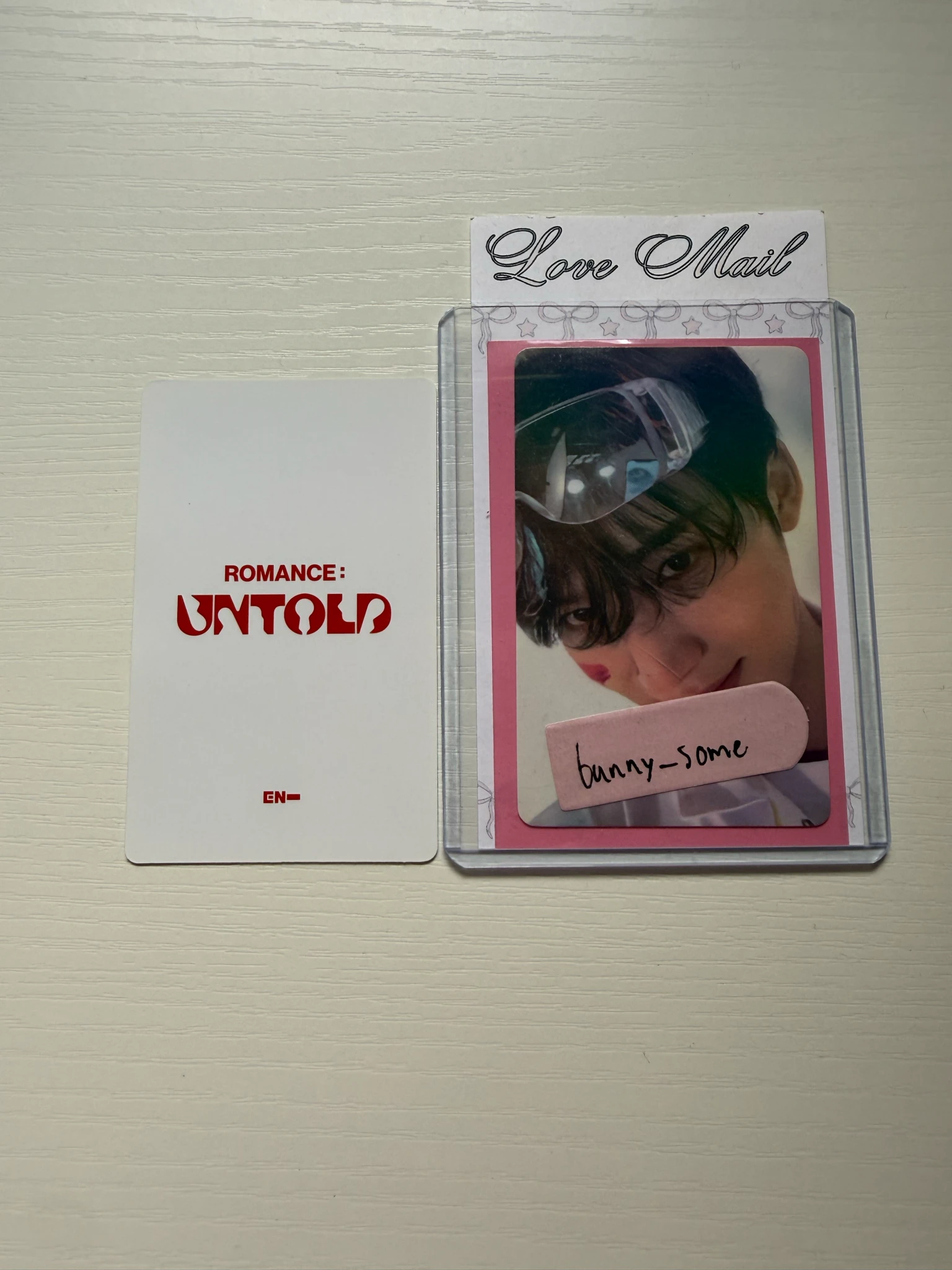 ENHYPEN Jay ENHYPEN - Jay - ROMANCE: UNTOLD Album korean album album photocard engene version A version listing photo 2