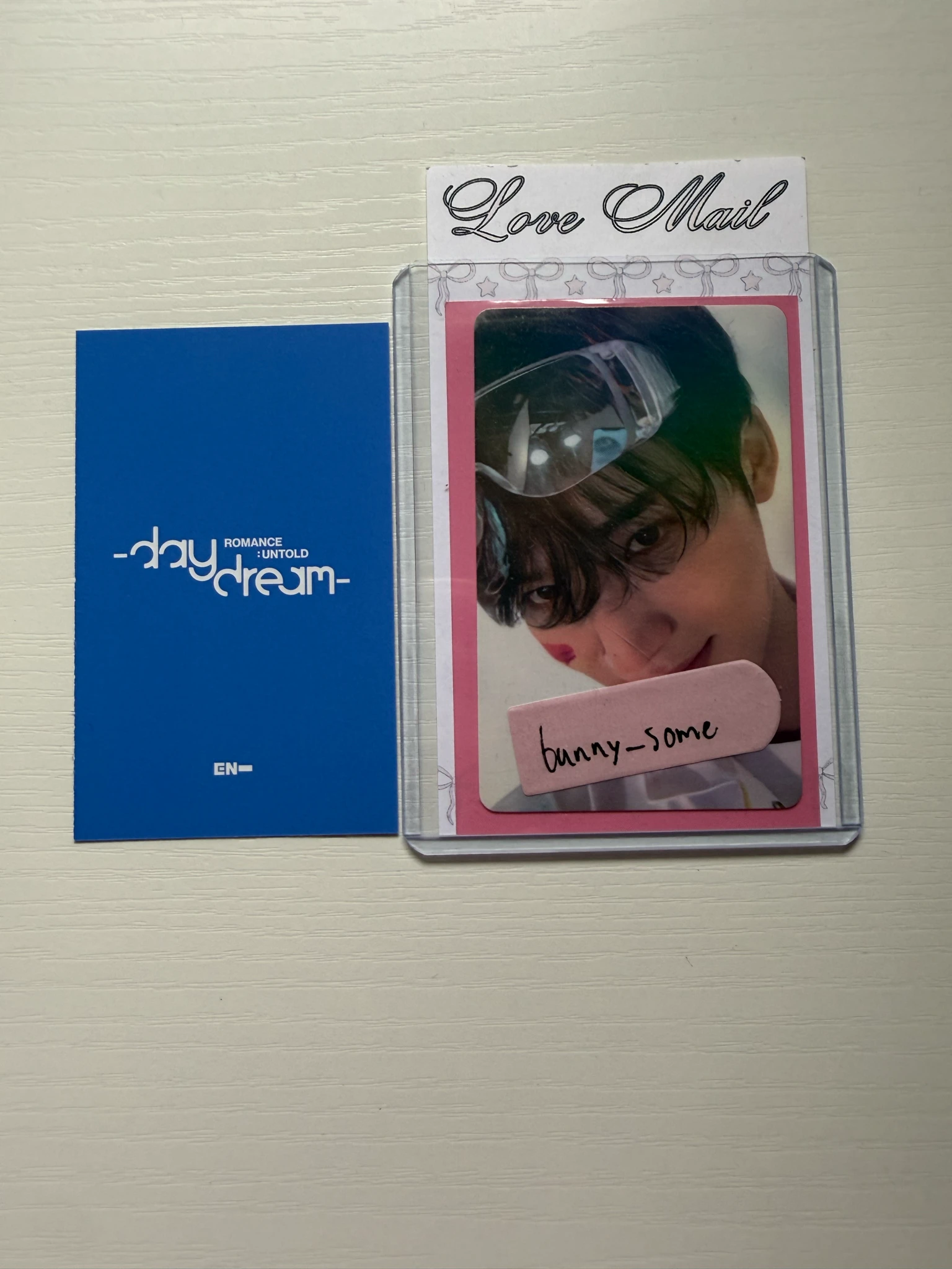 ENHYPEN Jay ENHYPEN - Jay - ROMANCE: UNTOLD-DAYDREAM- Album weverse album version album photocard polaroid weverse photocard set listing photo 2