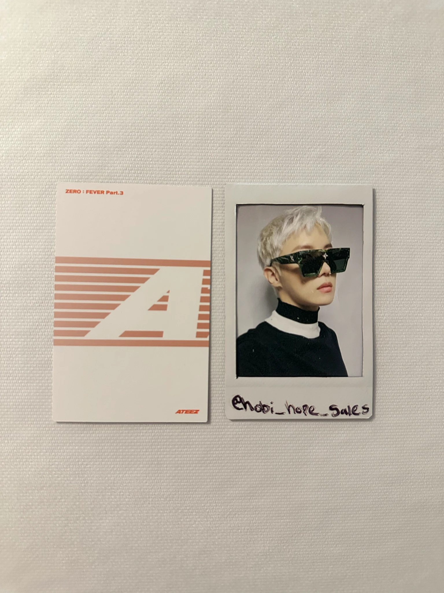 ATEEZ Hongjoong ATEEZ - Hongjoong - ZERO : FEVER Part.3 Album album photocard diary version limited version listing photo 2