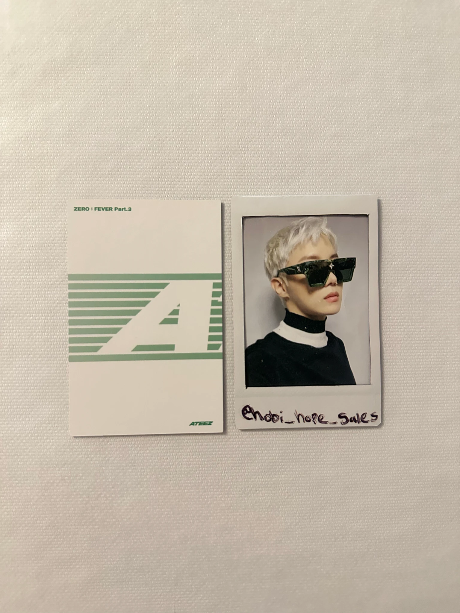 ATEEZ Hongjoong ATEEZ - Hongjoong - ZERO : FEVER Part.3 Album album photocard A version limited version listing photo 2