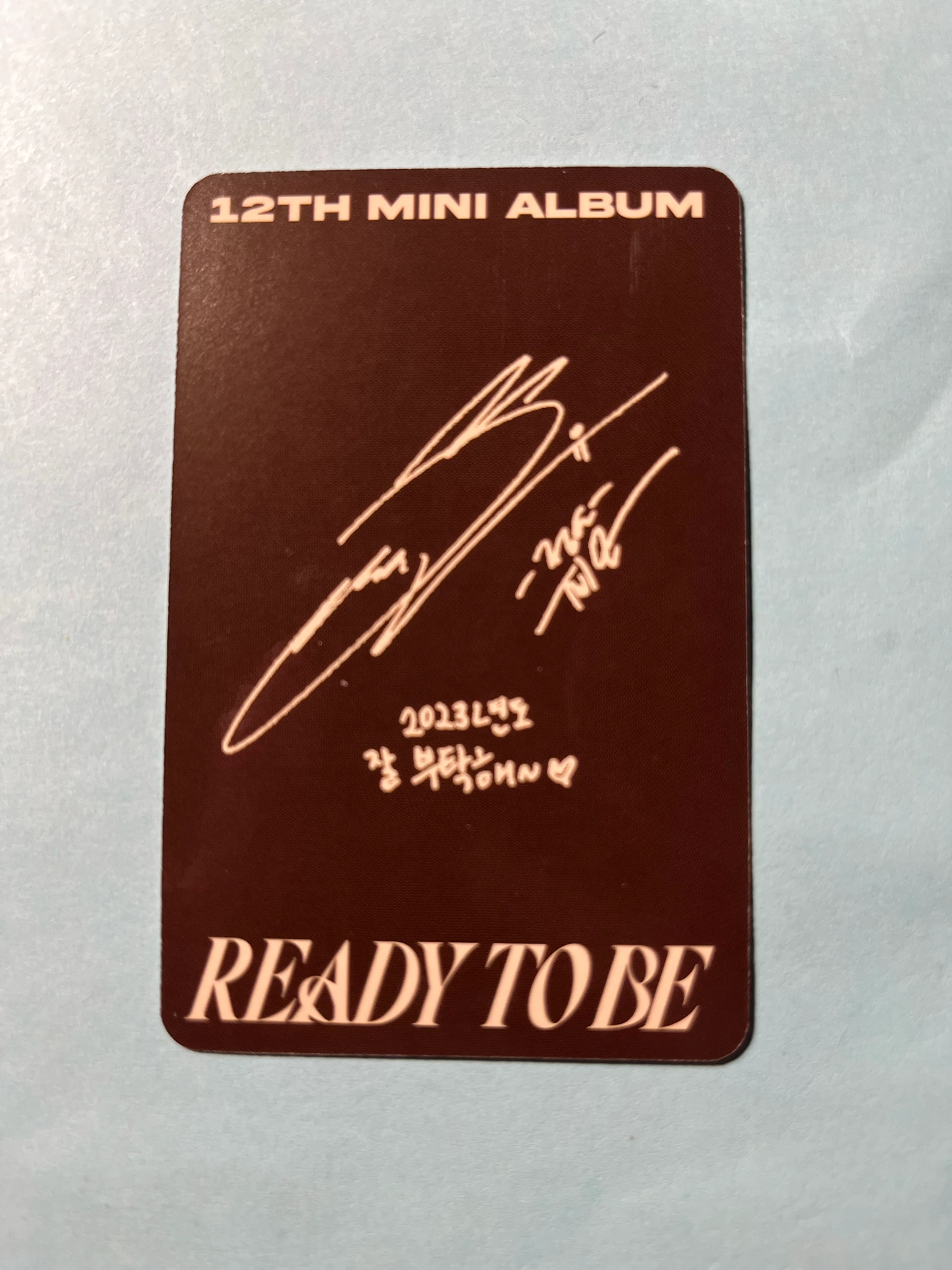 TWICE Jeongyeon TWICE-Jeongyeon-Album-READY TO BE listing photo 2