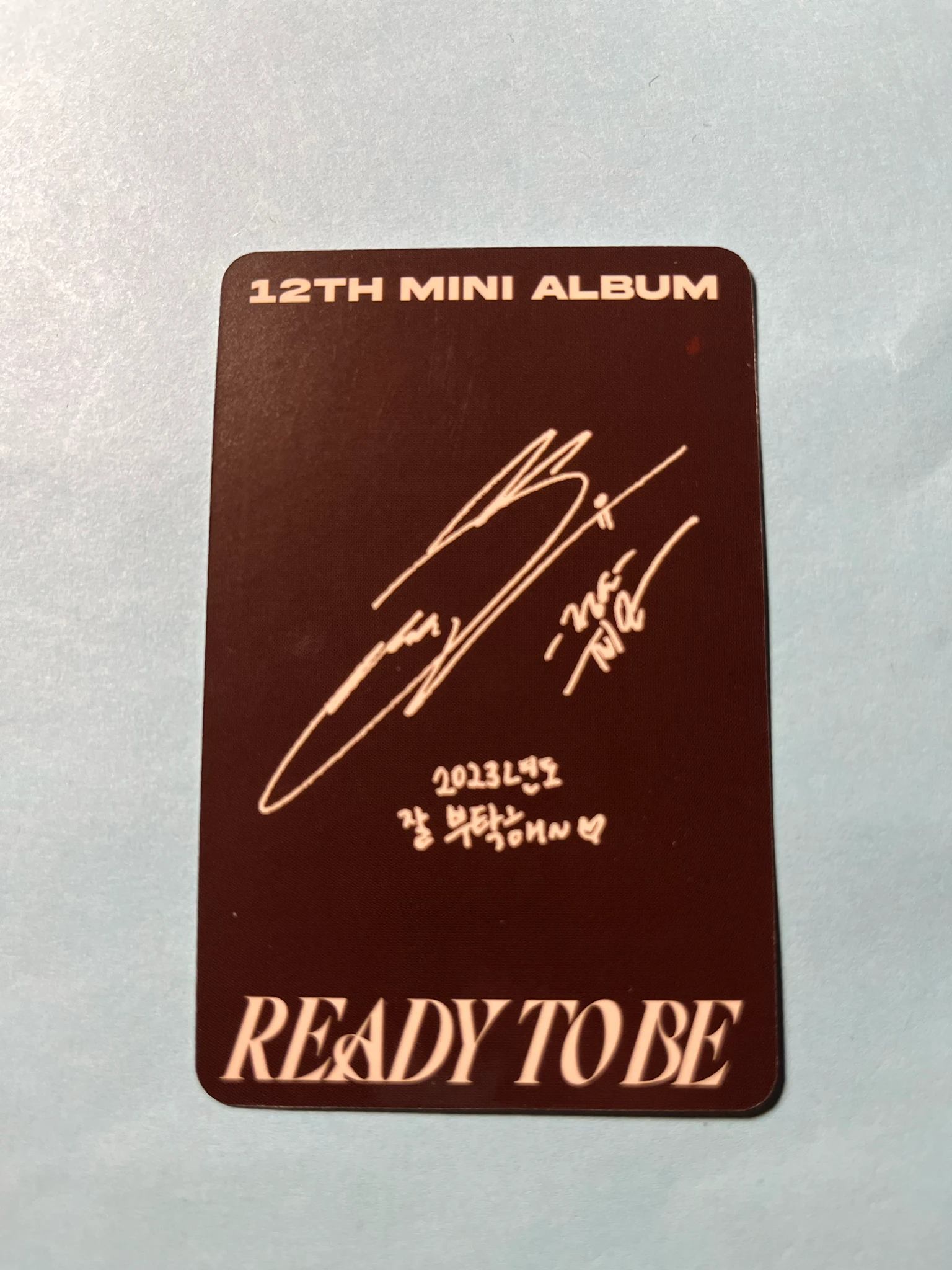 TWICE Jeongyeon TWICE-Jeongyeon-Album-READY TO BE listing photo 2