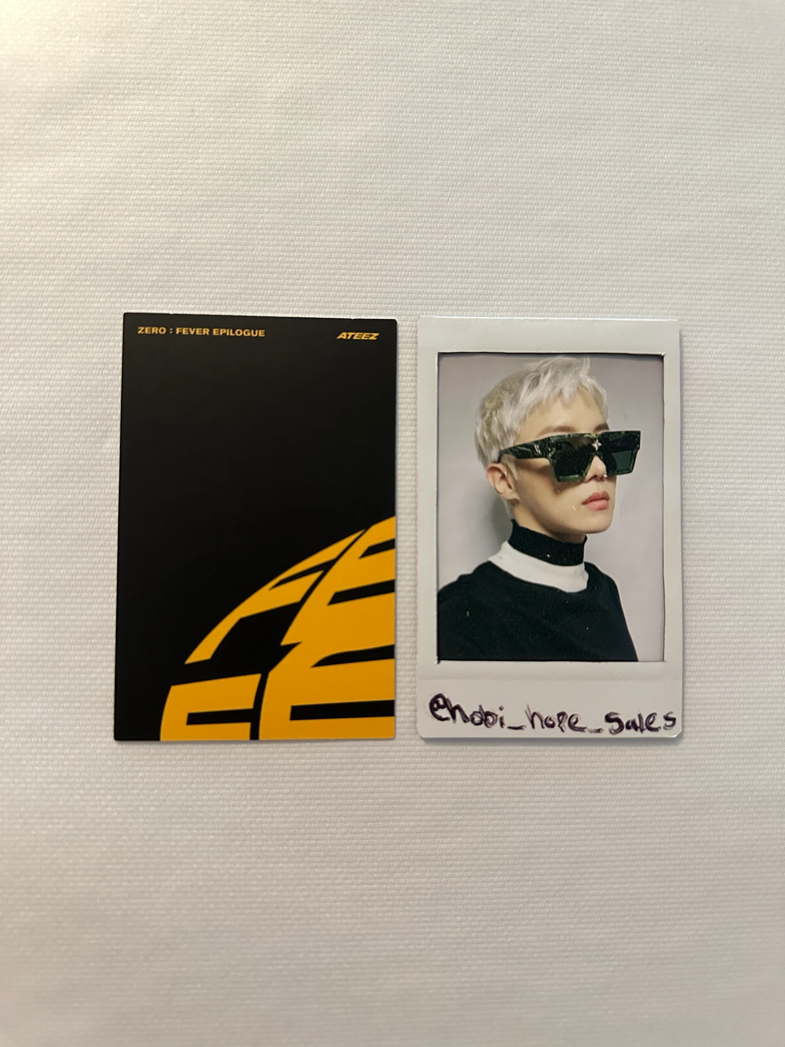 ATEEZ Hongjoong ATEEZ - Hongjoong - ZERO : FEVER EPILOGUE Album album photocard Z version version 1 listing photo 2