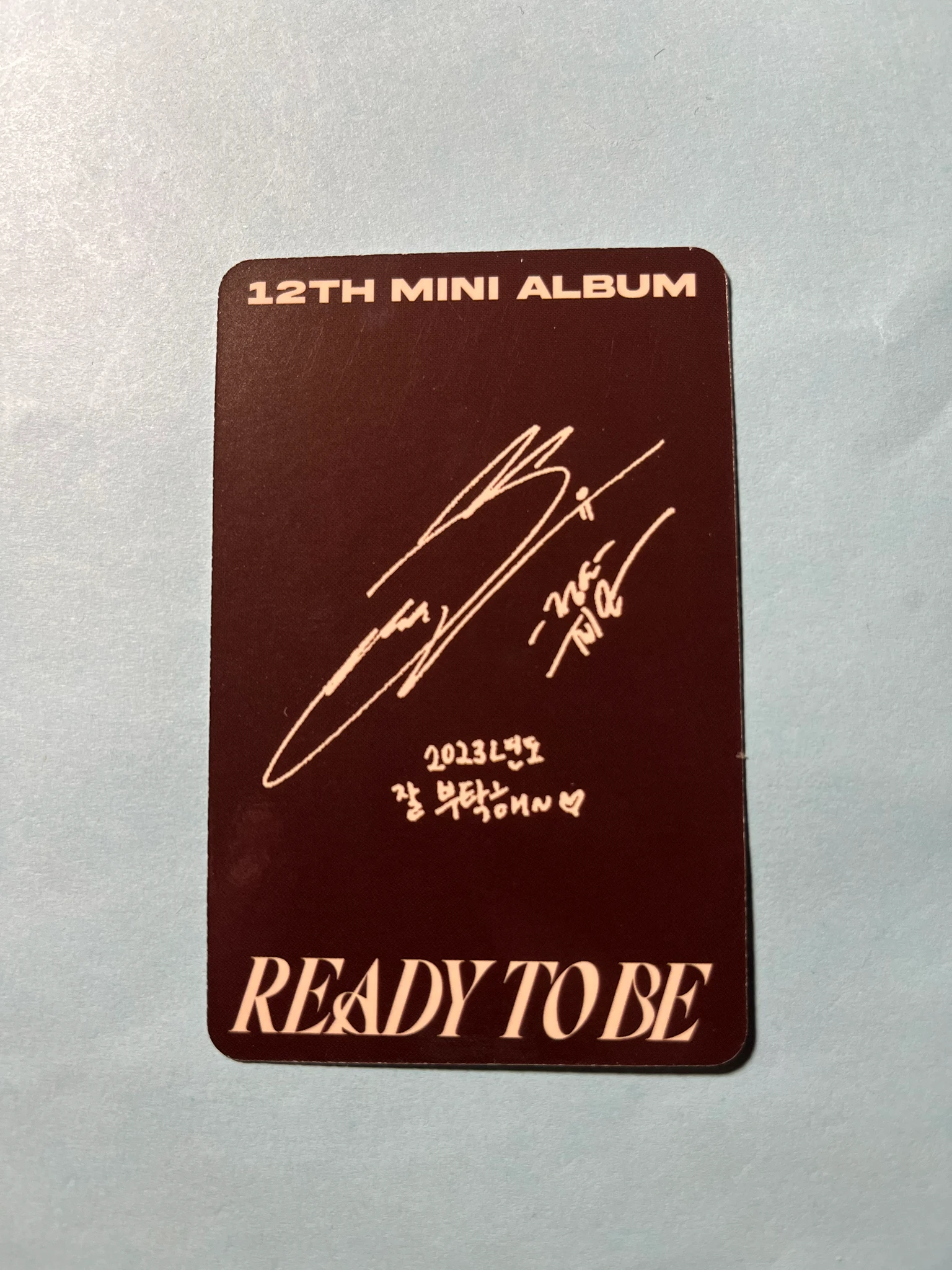 TWICE Jeongyeon TWICE-Jeongyeon-Album-READY TO BE listing photo 2