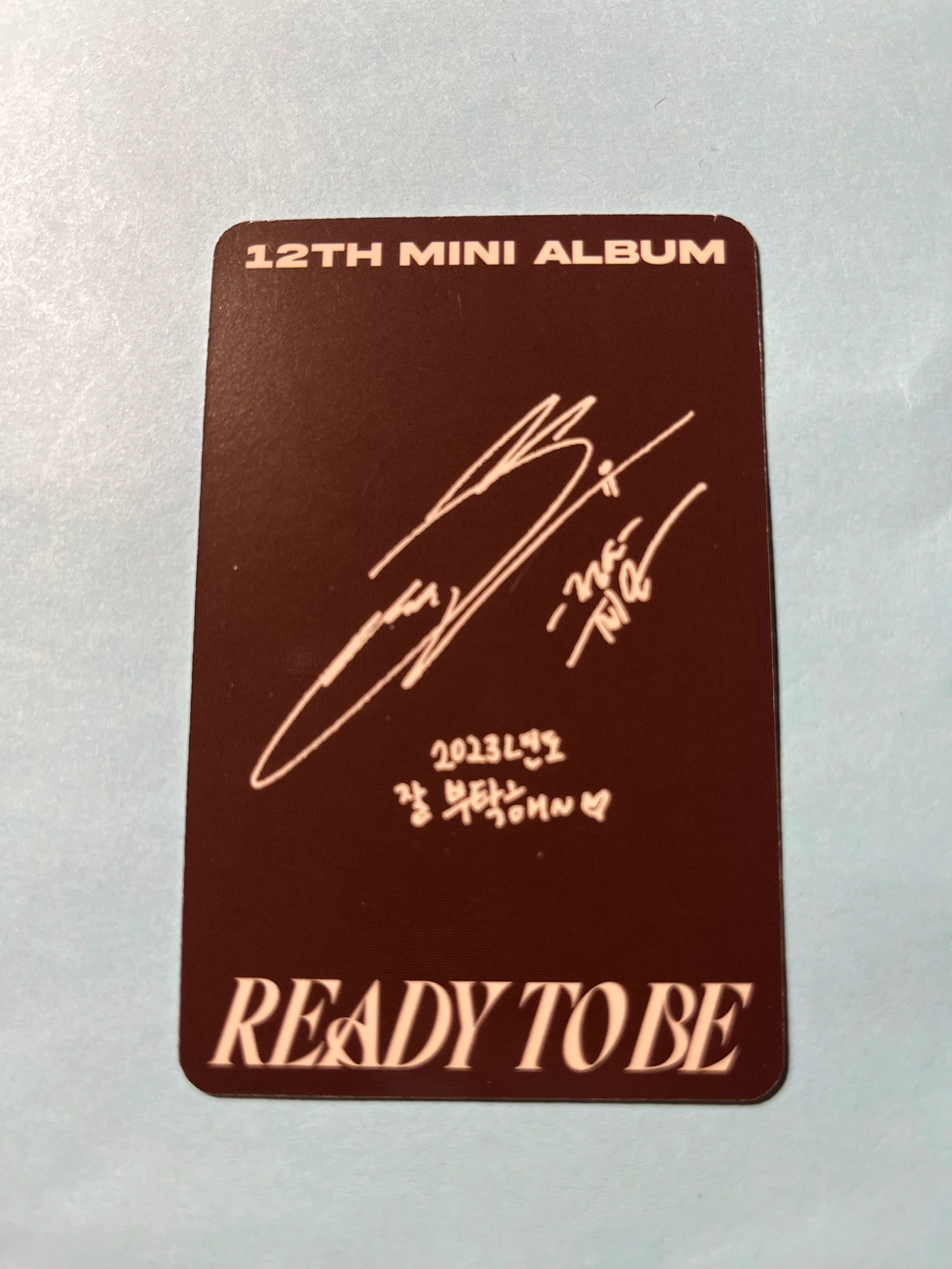 TWICE Jeongyeon TWICE-Jeongyeon-Album-READY TO BE listing photo 2