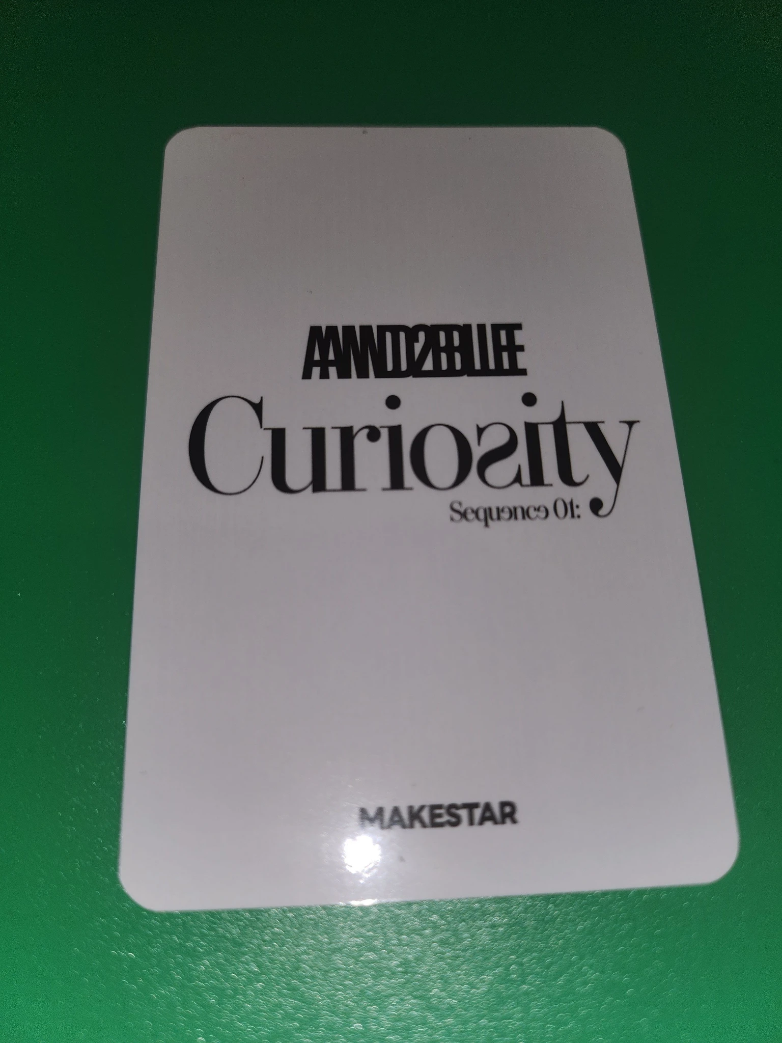 AND2BLE Hao AND2BLE - Hao - Sequence 01: Curiosity Album makestar pob (pre-order benefit) listing photo 2