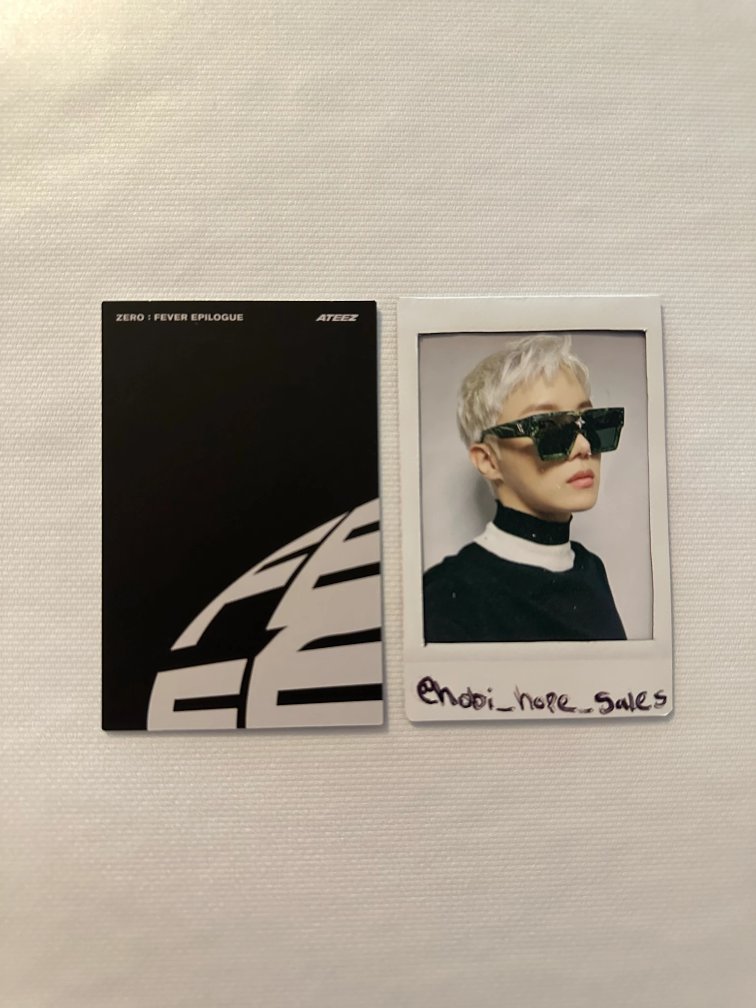 ATEEZ Hongjoong ATEEZ - Hongjoong - ZERO : FEVER EPILOGUE Album a ver. Platform A ver. album photocard listing photo 2