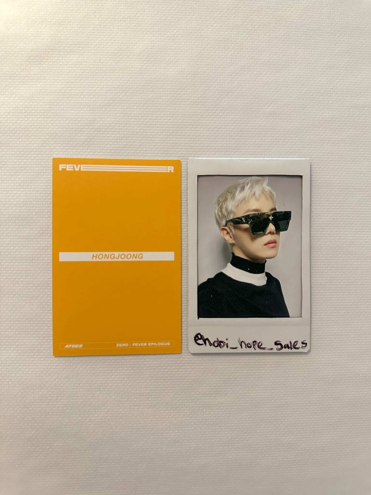 ATEEZ Hongjoong ATEEZ - Hongjoong - ZERO : FEVER EPILOGUE Album album photocard Z version limited version listing photo 2