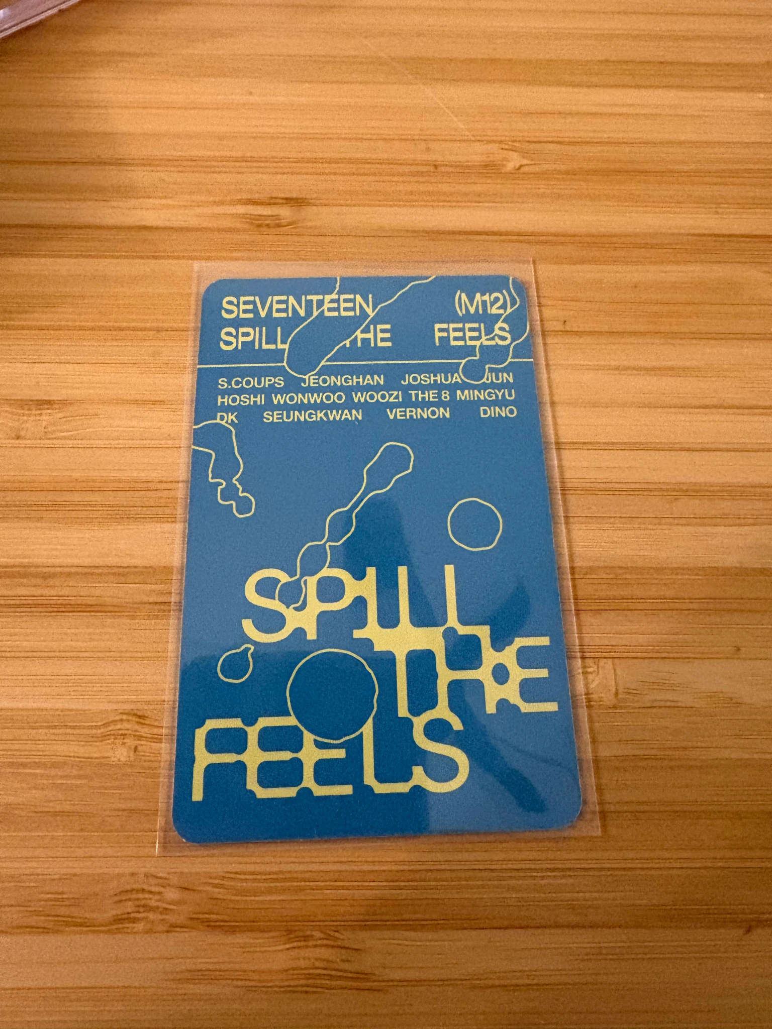 SEVENTEEN S.Coups SEVENTEEN - S.Coups - Spill the Feels Album album photocard listing photo 2