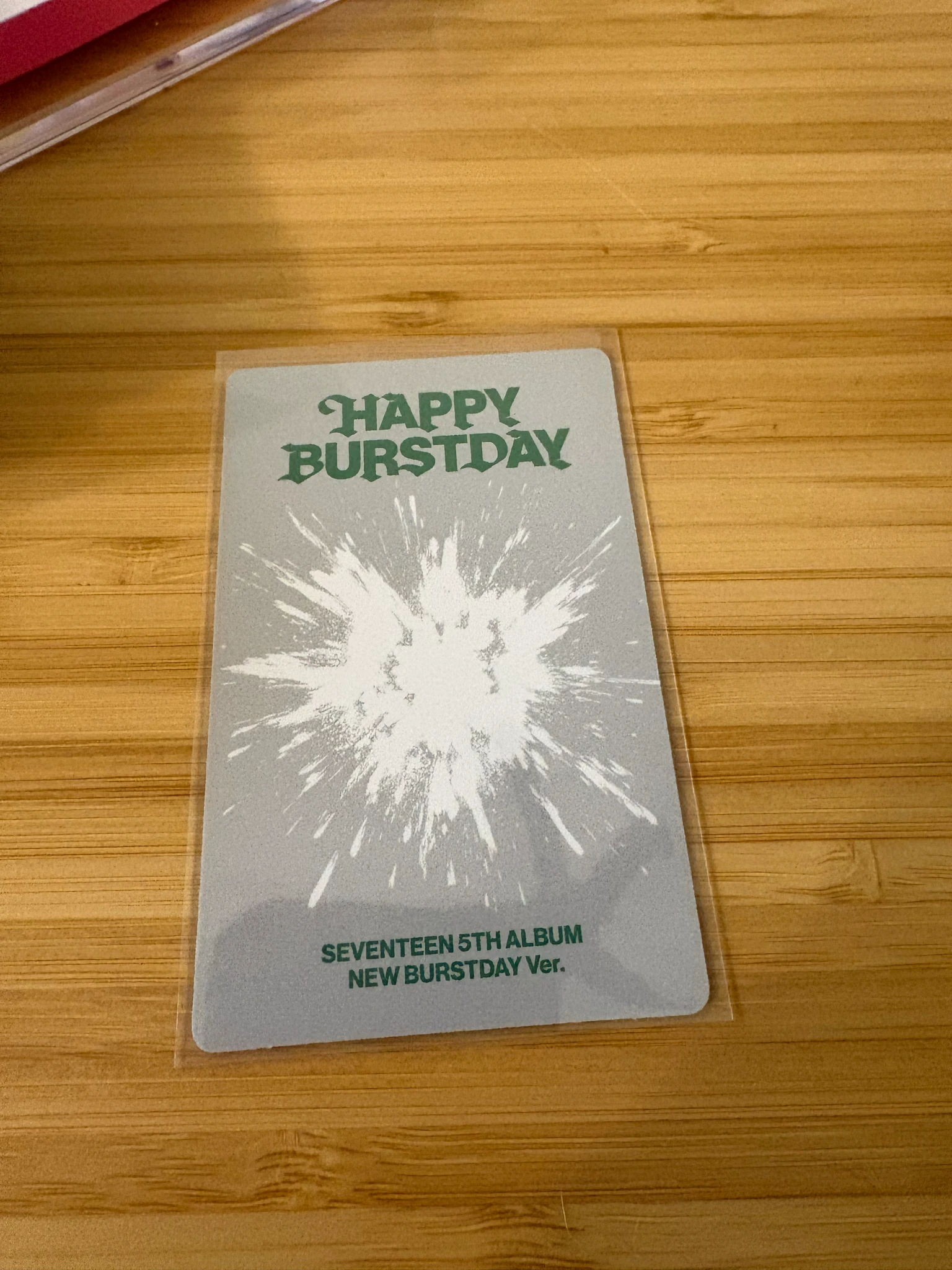 SEVENTEEN Vernon SEVENTEEN - Vernon - HAPPY BURSTDAY Album new burstday ver. listing photo 2