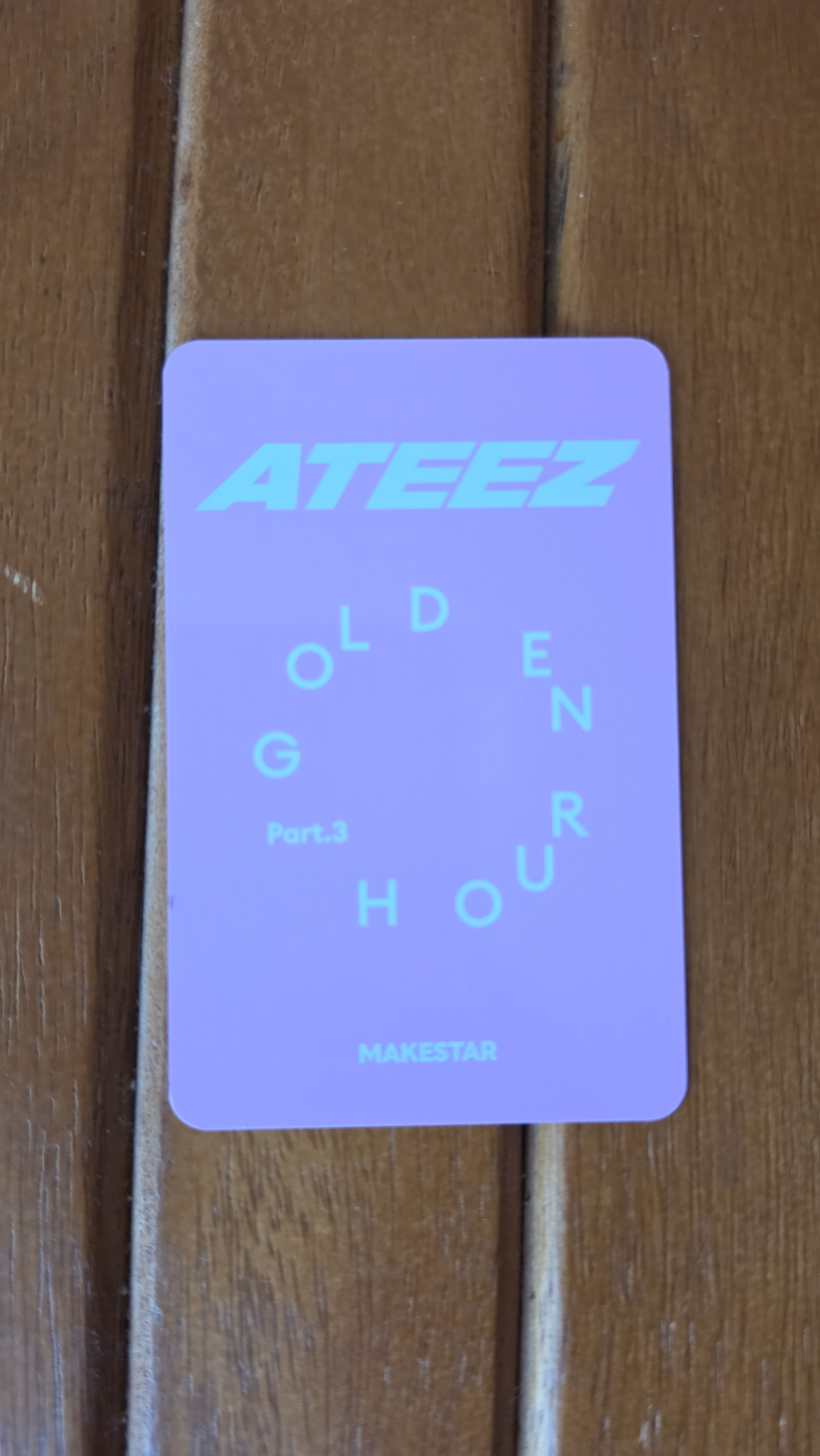 ATEEZ Hongjoong ATEEZ - Hongjoong - Golden Hour : Part.3 Album makestar kpop nara poca album listing photo 2