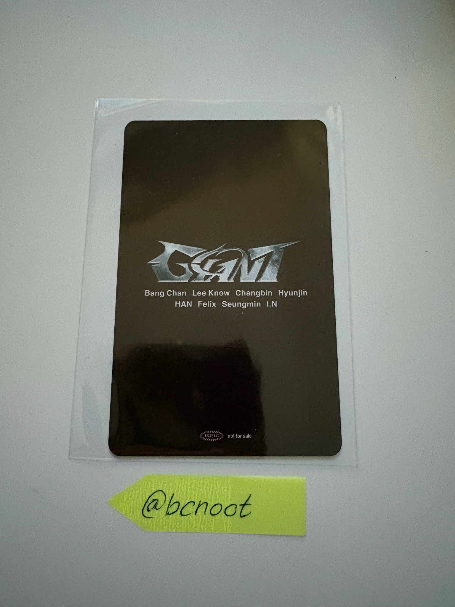 Stray Kids Stray Kids - Hyunjin & Changbin - GIANT Album album photocard jpfc (japan fanclub) unit listing photo 2