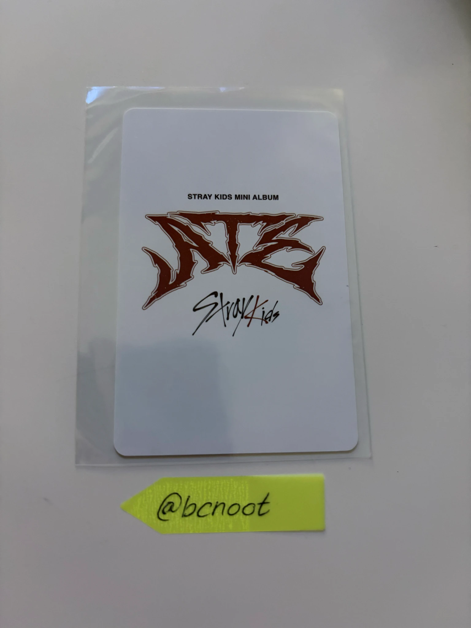 Stray Kids Changbin Stray Kids - Changbin - ATE Album album photocard nemo version B version random photocard listing photo 2