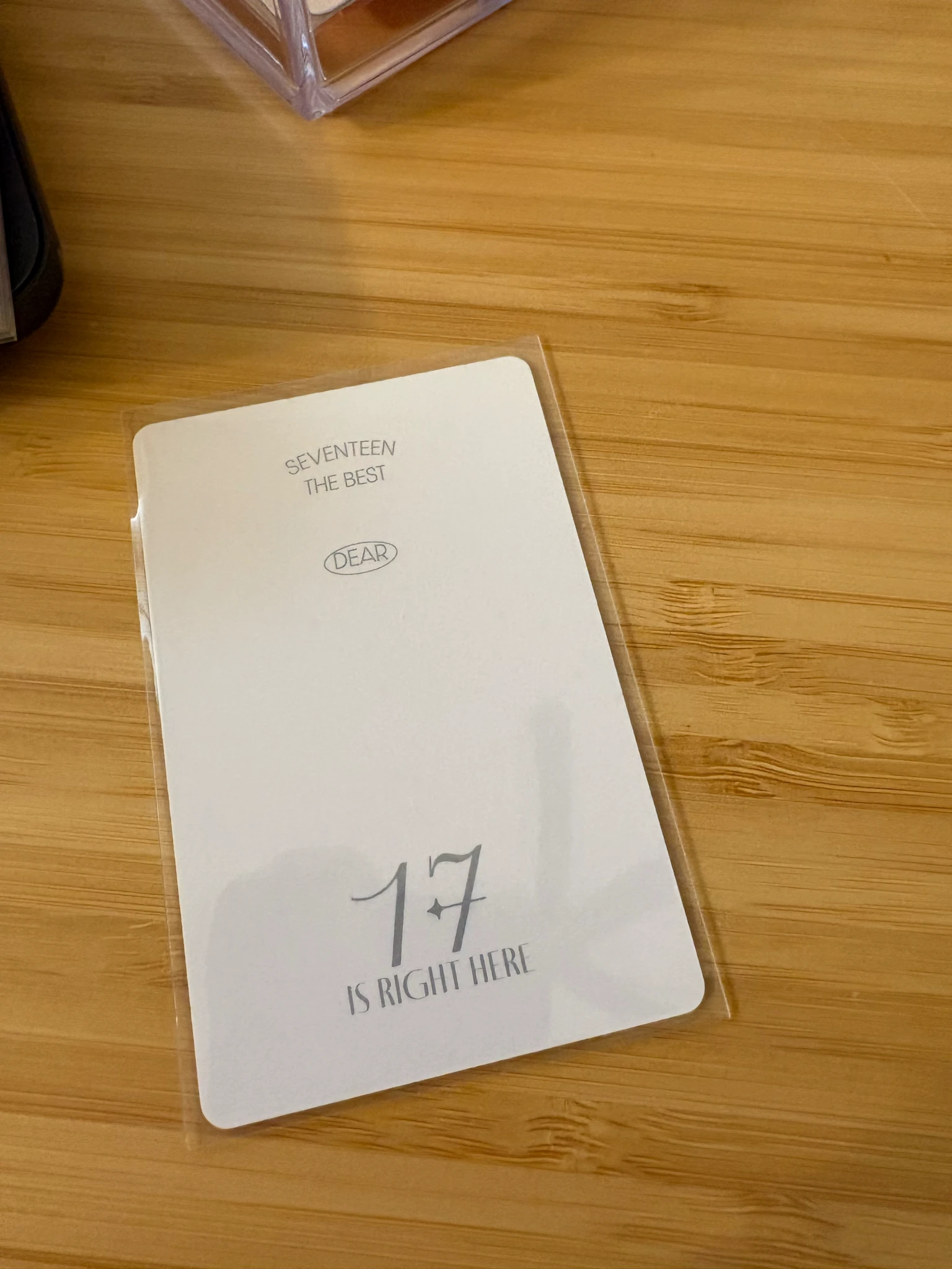 SEVENTEEN Jun SEVENTEEN - Jun - 17 IS RIGHT HERE Album album photocard photocard set carat version listing photo 2