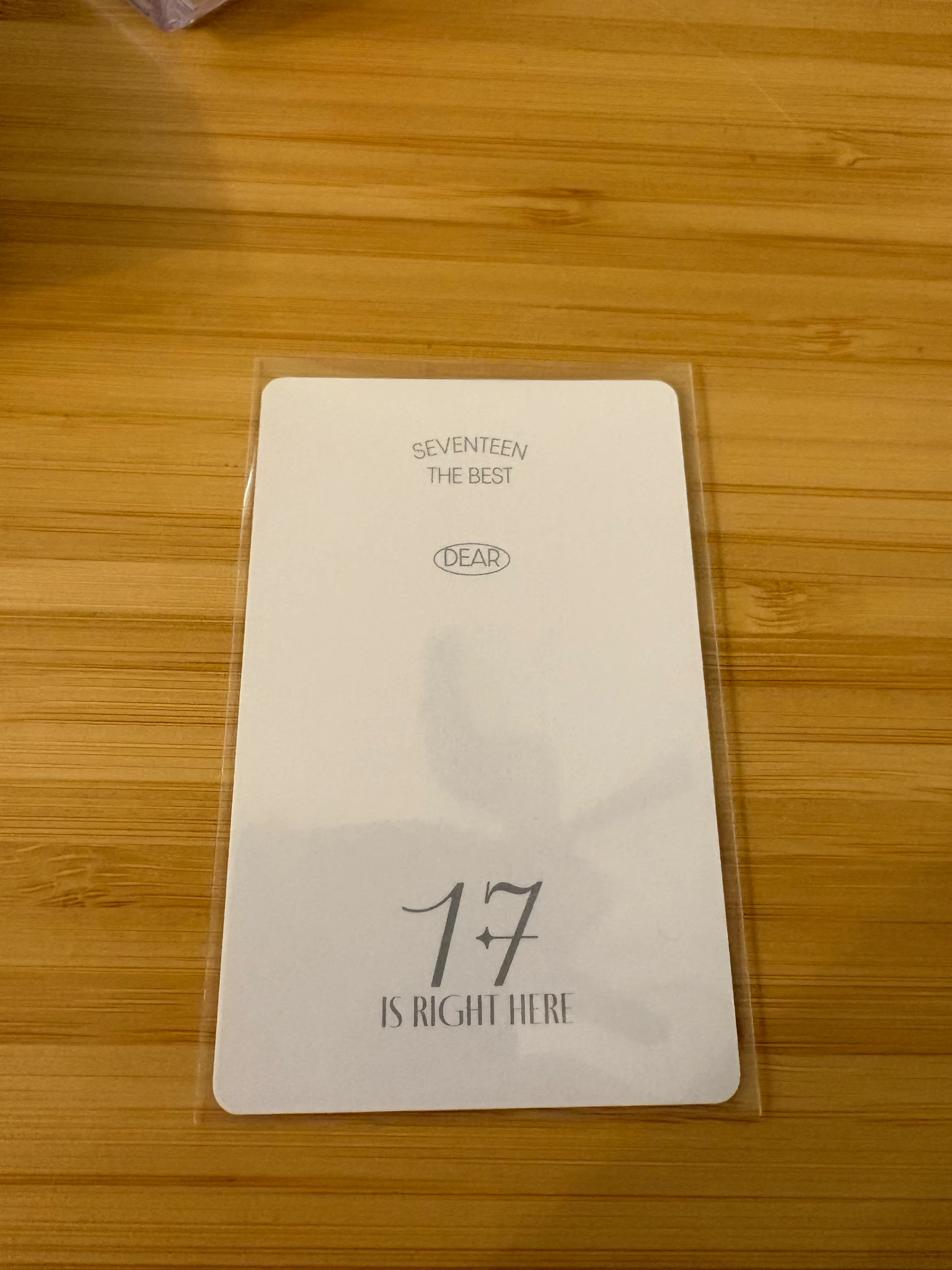 SEVENTEEN Jun SEVENTEEN - Jun - 17 IS RIGHT HERE Album album photocard photocard set carat version listing photo 2