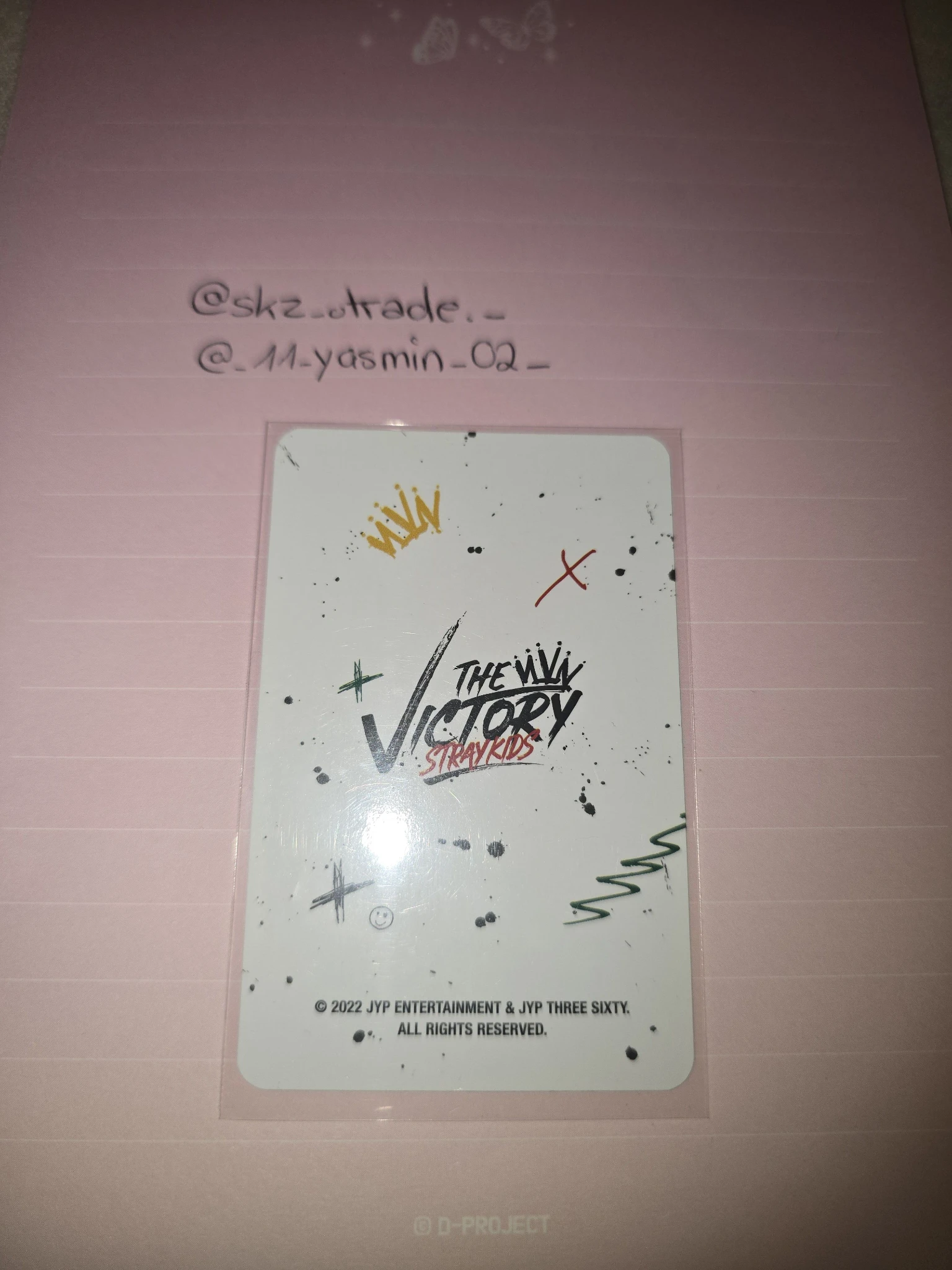 Stray Kids Seungmin Stray Kids - Seungmin - The Victory Pop-Up Store Event merch photocard random photocard listing photo 2
