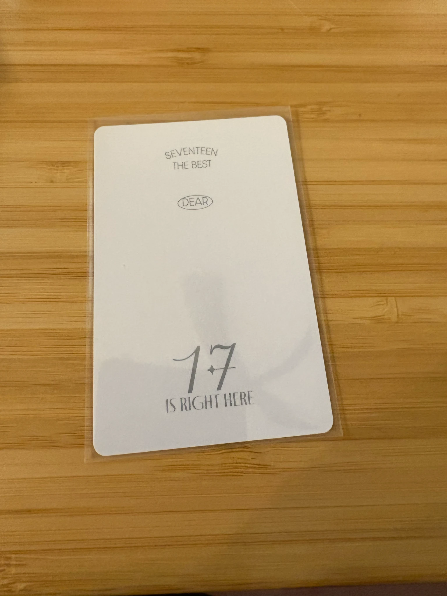 SEVENTEEN Jun SEVENTEEN - Jun - 17 IS RIGHT HERE Album album photocard photocard set carat version listing photo 2