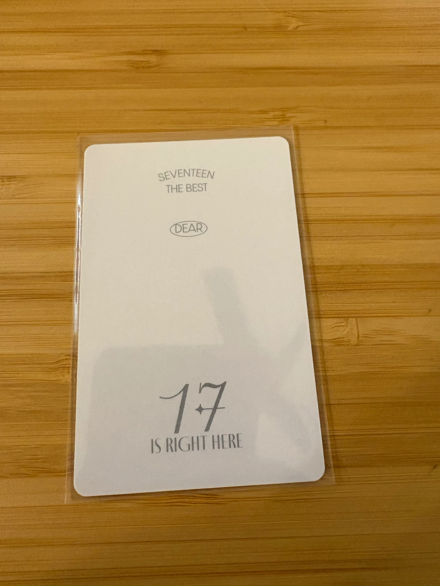 SEVENTEEN Jun SEVENTEEN - Jun - 17 IS RIGHT HERE Album album photocard photocard set carat version listing photo 2