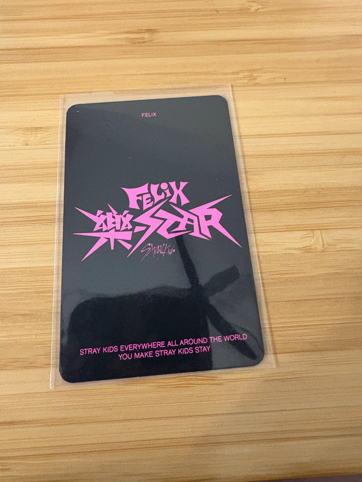 Stray Kids Felix Stray Kids - Felix - Rock-Star Album album photocard postcard version listing photo 2