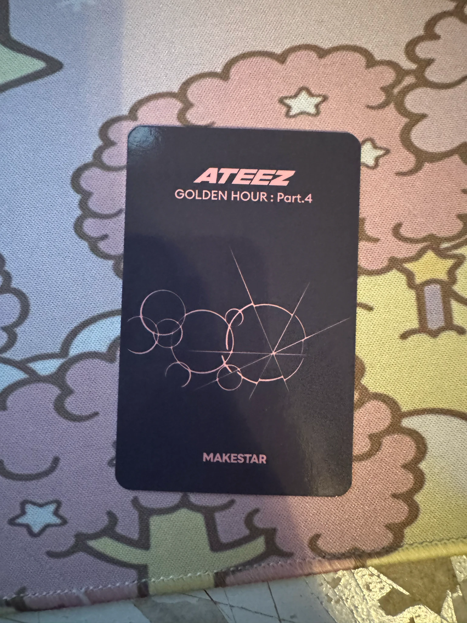 ATEEZ Yunho ATEEZ - Yunho - Golden Hour : Part.4 Album fansign makestar round 6 listing photo 2