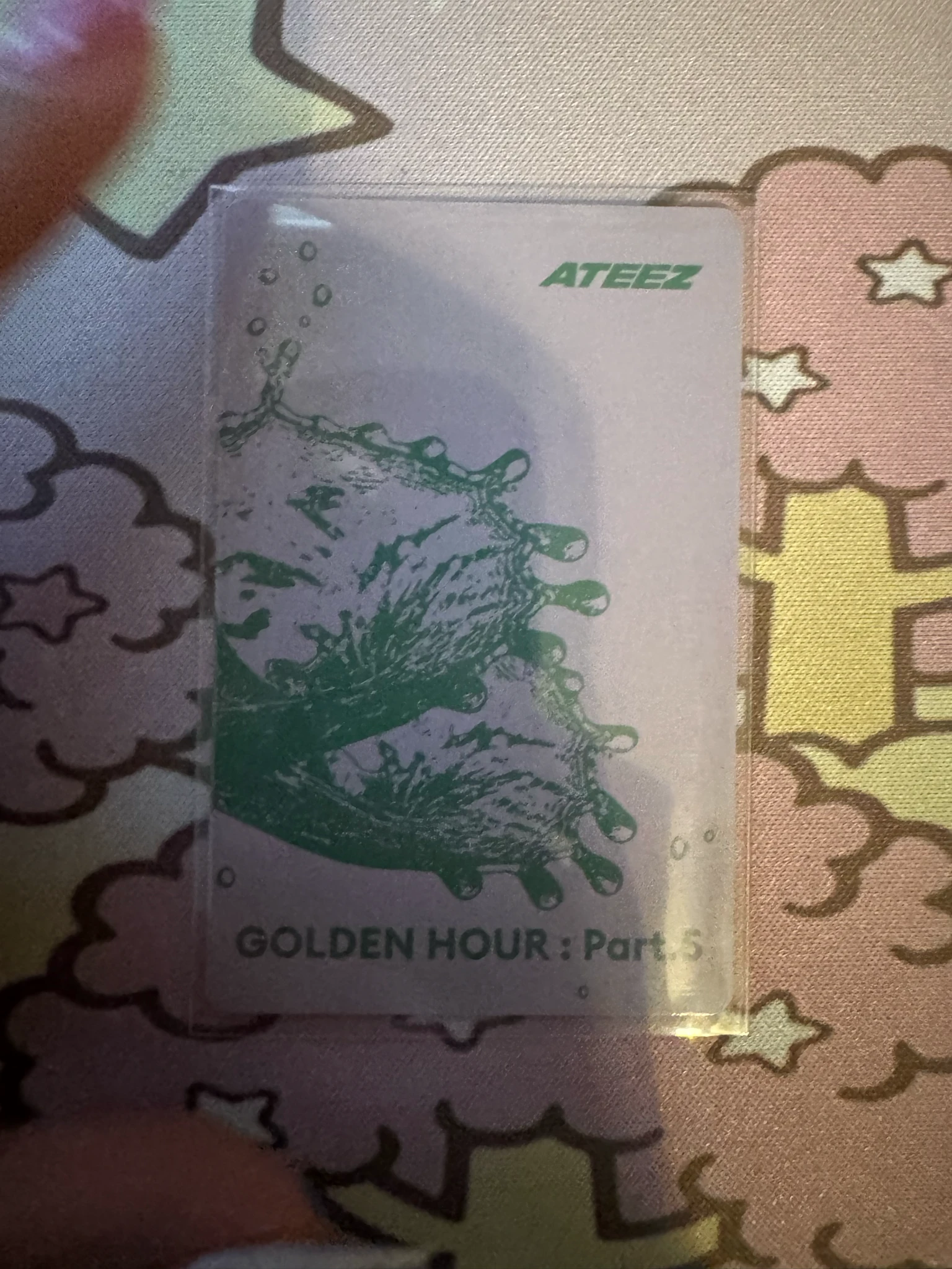 ATEEZ Wooyoung ATEEZ - Wooyoung - GOLDEN HOUR : Part.5 Album album photocard poca album diary version listing photo 2