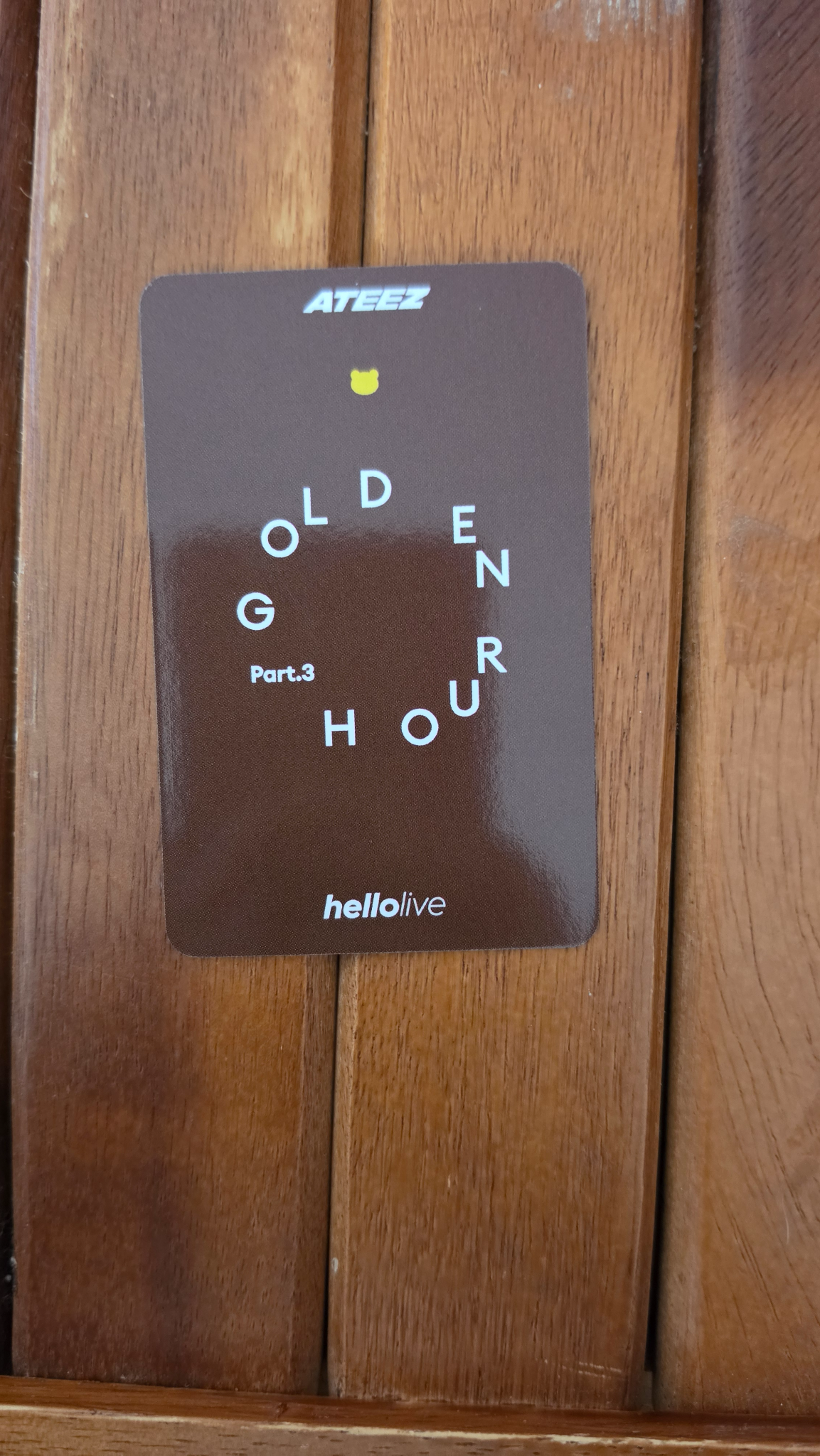 ATEEZ Jongho ATEEZ - Jongho - Golden Hour : Part.3 Album hellolive fansign listing photo 2