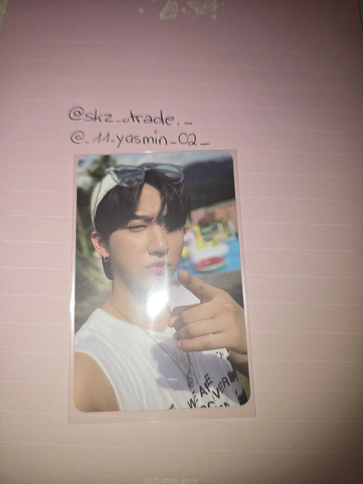 Stray Kids Changbin Stray Kids - Changbin - NoEasy Album album photocard double-sided front side listing photo 2