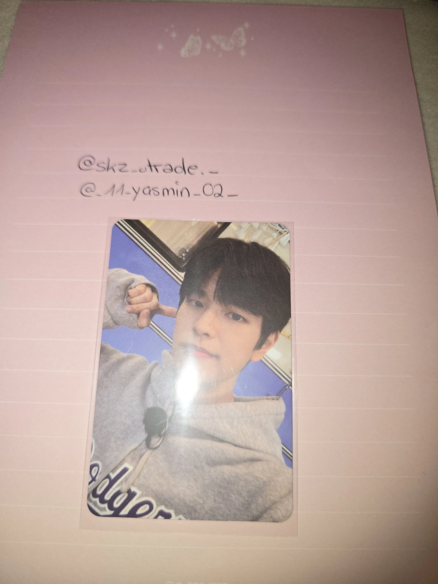 Stray Kids Seungmin Stray Kids - Seungmin - NoEasy Album album photocard double-sided front side listing photo 2