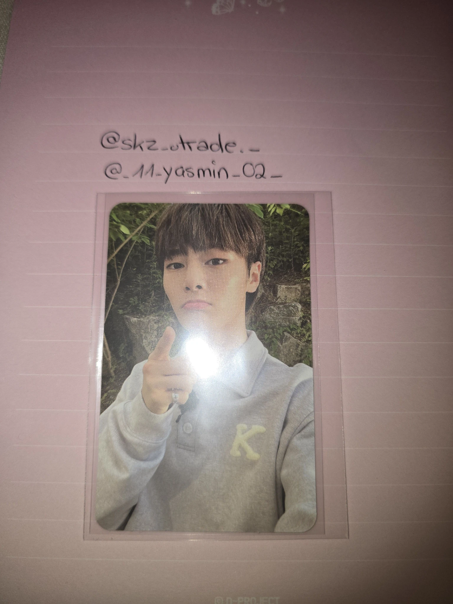 Stray Kids I.N Stray Kids - I.N - NoEasy Album album photocard double-sided front side listing photo 2