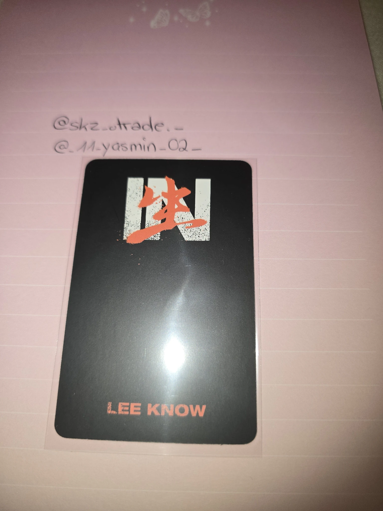 Stray Kids Lee Know Stray Kids - Lee Know - In Life Album album photocard concept version listing photo 2