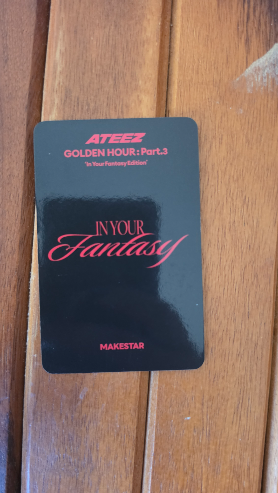 ATEEZ ATEEZ - Wooyoung & Jongho - Golden Hour : Part.3 'In Your Fantasy Edition' Album makestar pre-order benefit (pob) version 1 listing photo 2