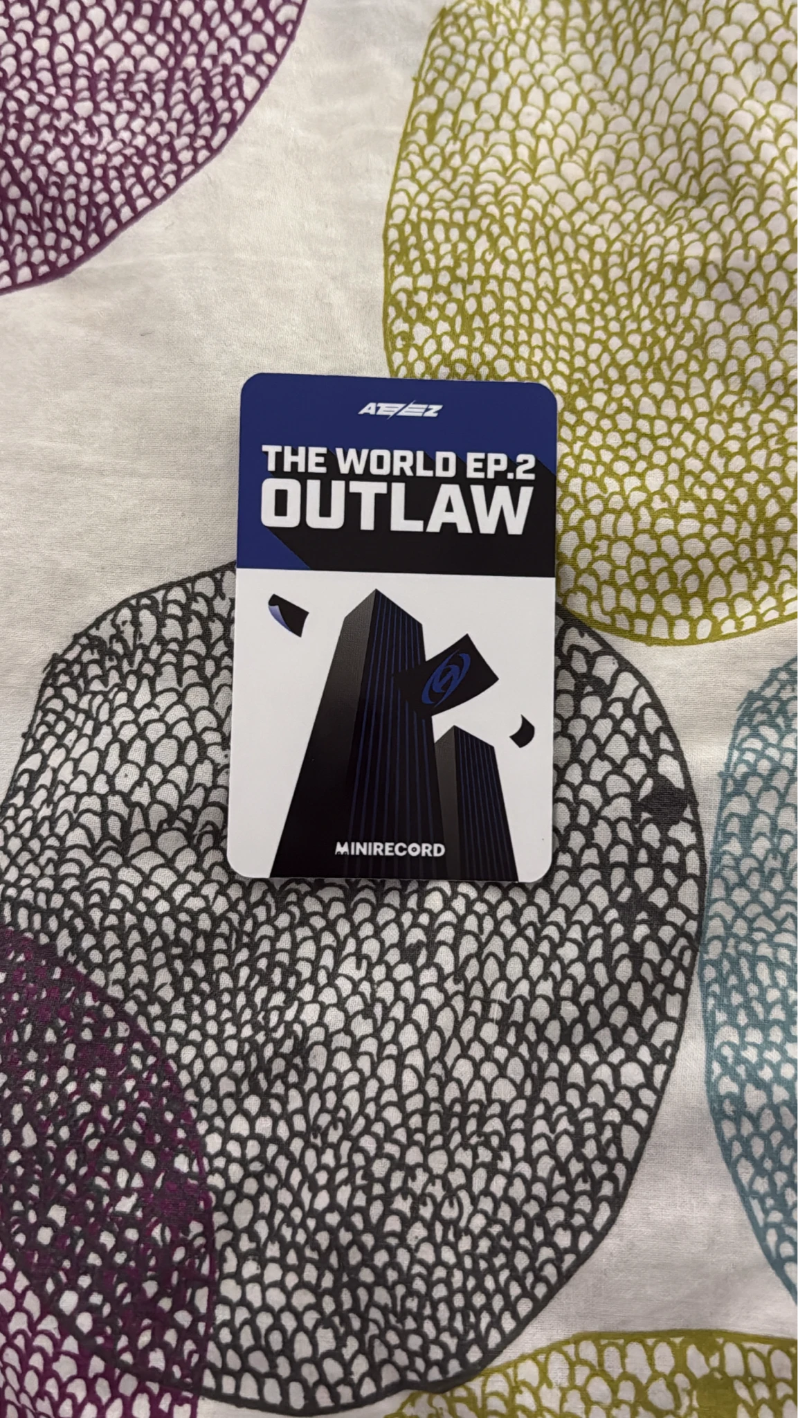 ATEEZ Mingi ATEEZ - Mingi - THE WORLD EP.2 : OUTLAW Album minirecord shop lucky draw round 2 listing photo 2