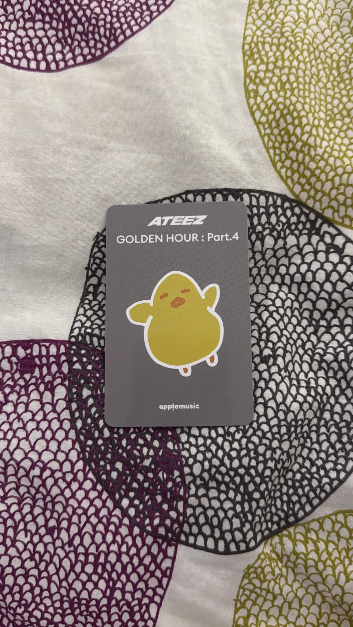 ATEEZ Mingi ATEEZ - Mingi - Golden Hour : Part.4 Album apple music lucky draw listing photo 2