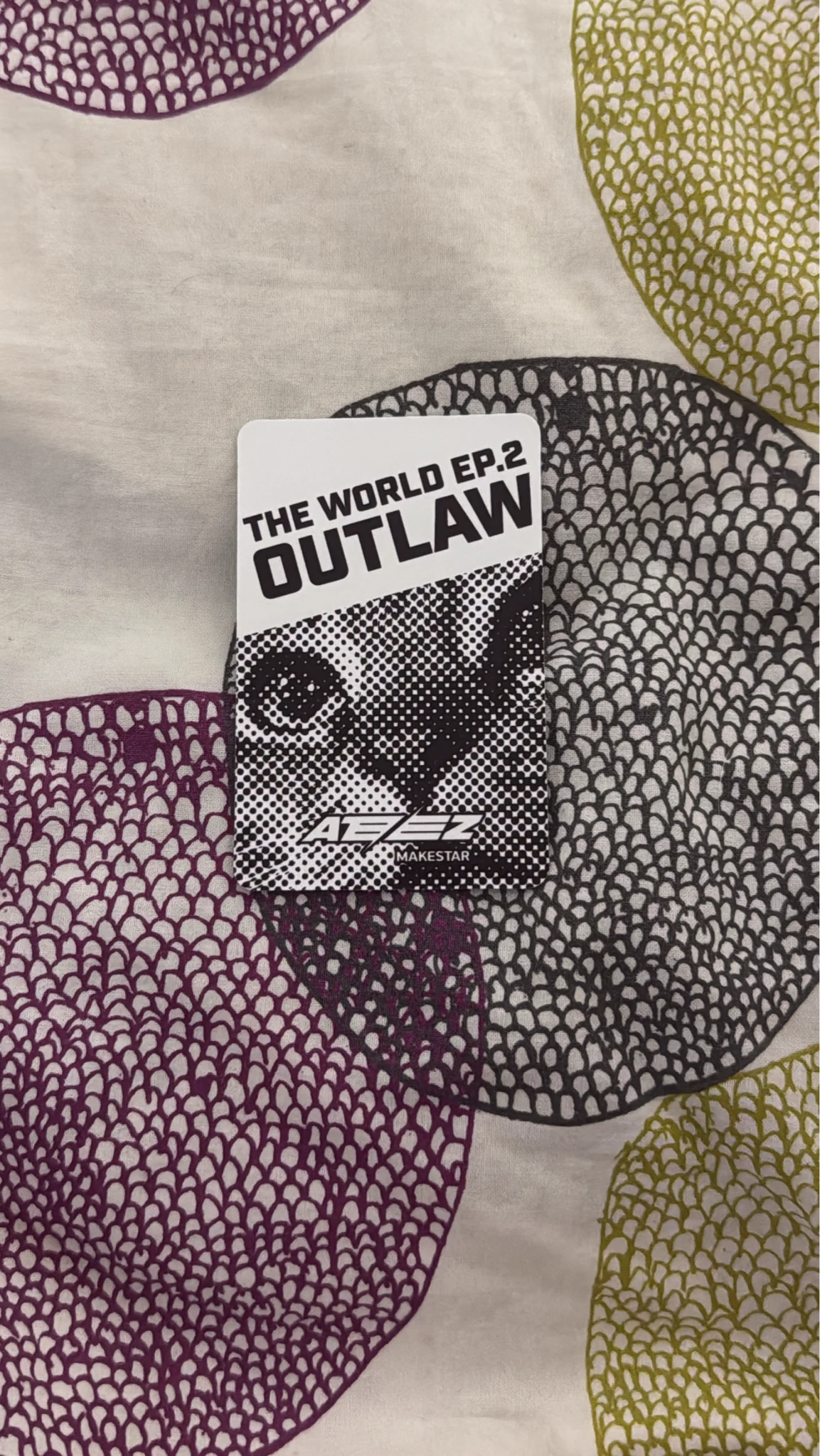 ATEEZ Mingi ATEEZ - Mingi - THE WORLD EP.2 : OUTLAW Album makestar lucky draw white cat ver listing photo 2