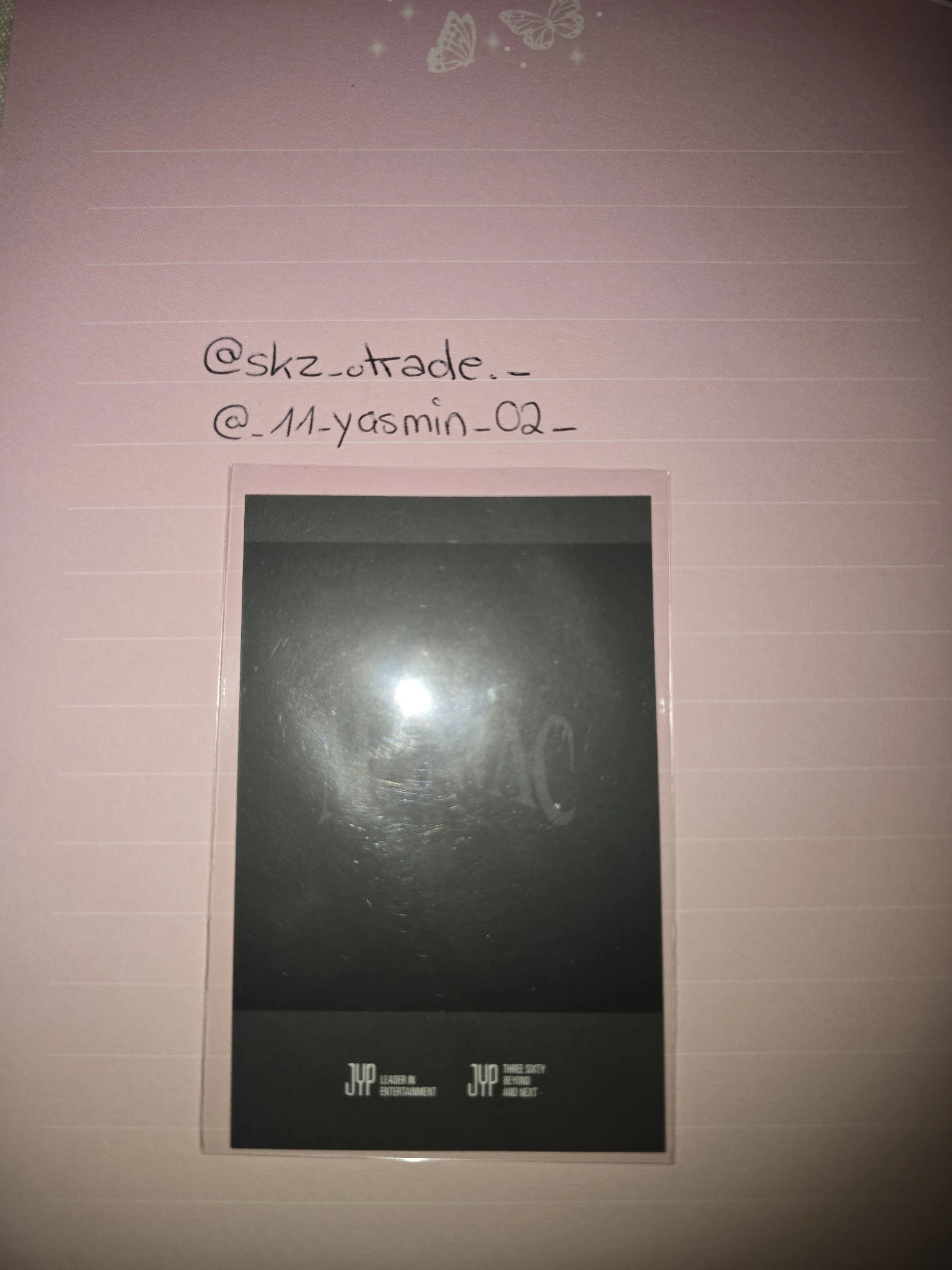 Stray Kids Seungmin Stray Kids - Seungmin - Maniac World Tour Event merch photocard purchase benefit polaroid pre-order benefit (pob) listing photo 2
