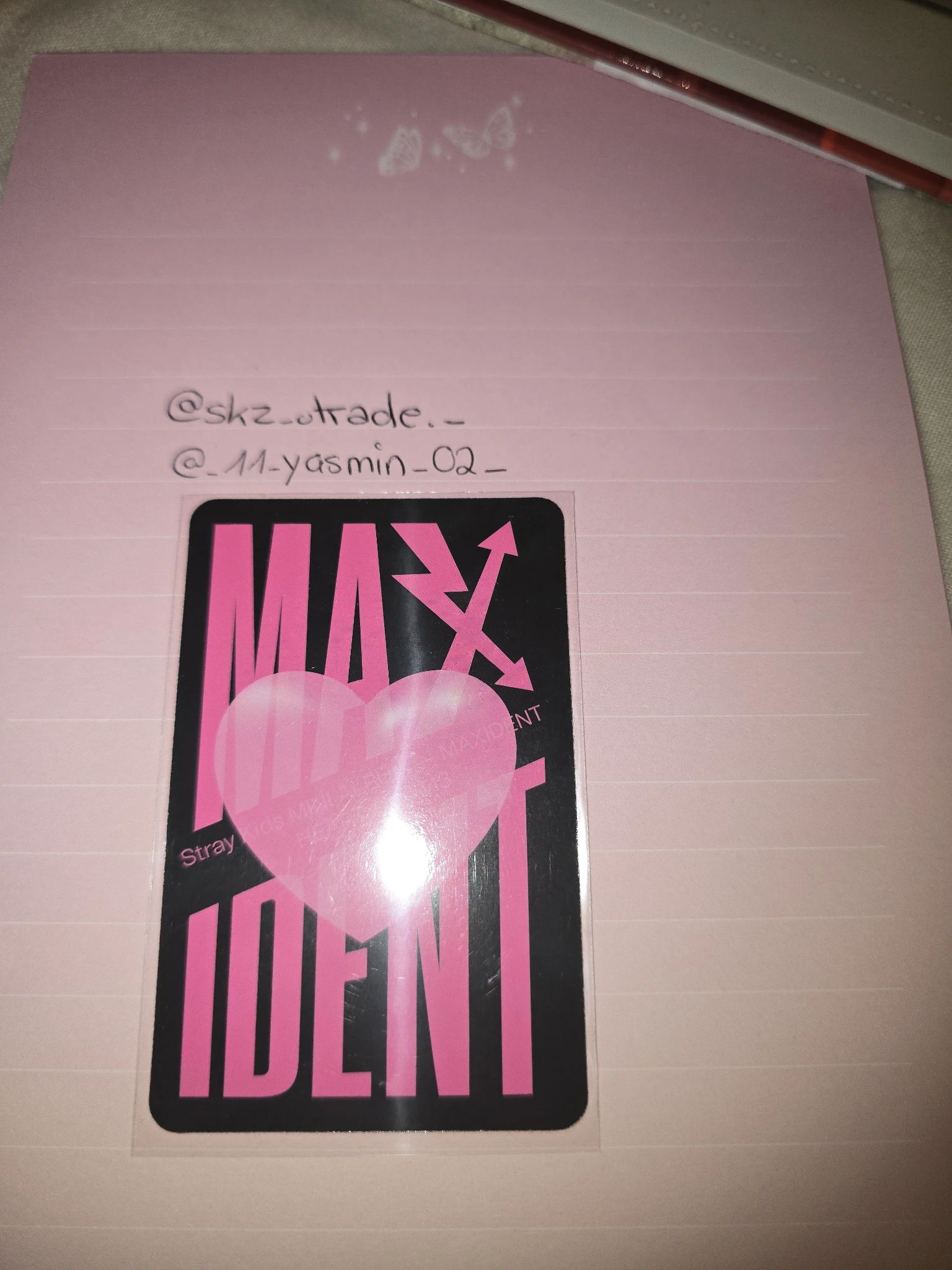Stray Kids Changbin Stray Kids - Changbin - Maxident Album heart ver. listing photo 2
