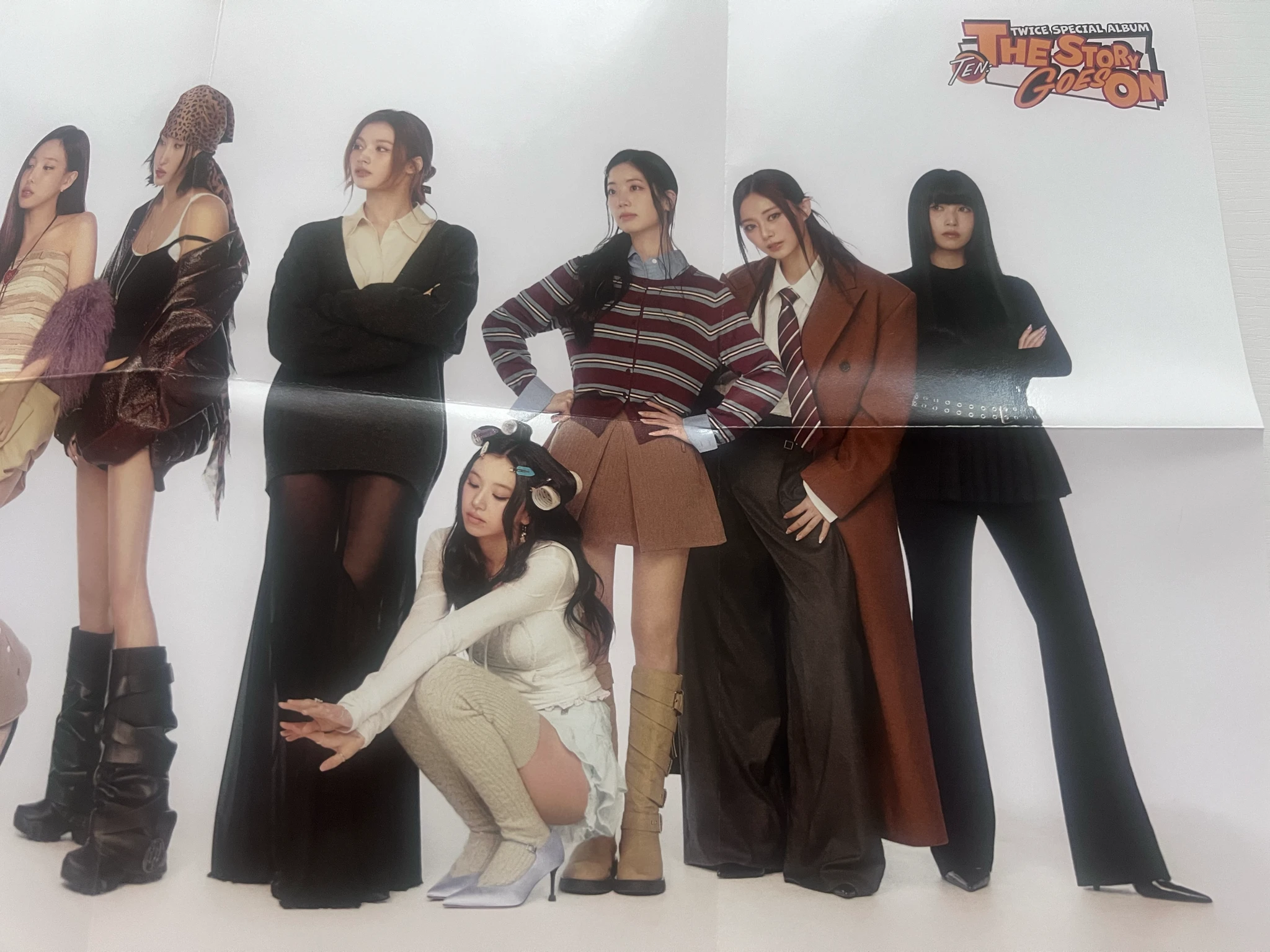 TWICE TWICE - TEN: The Story Goes On Album album inclusion poster listing photo 2