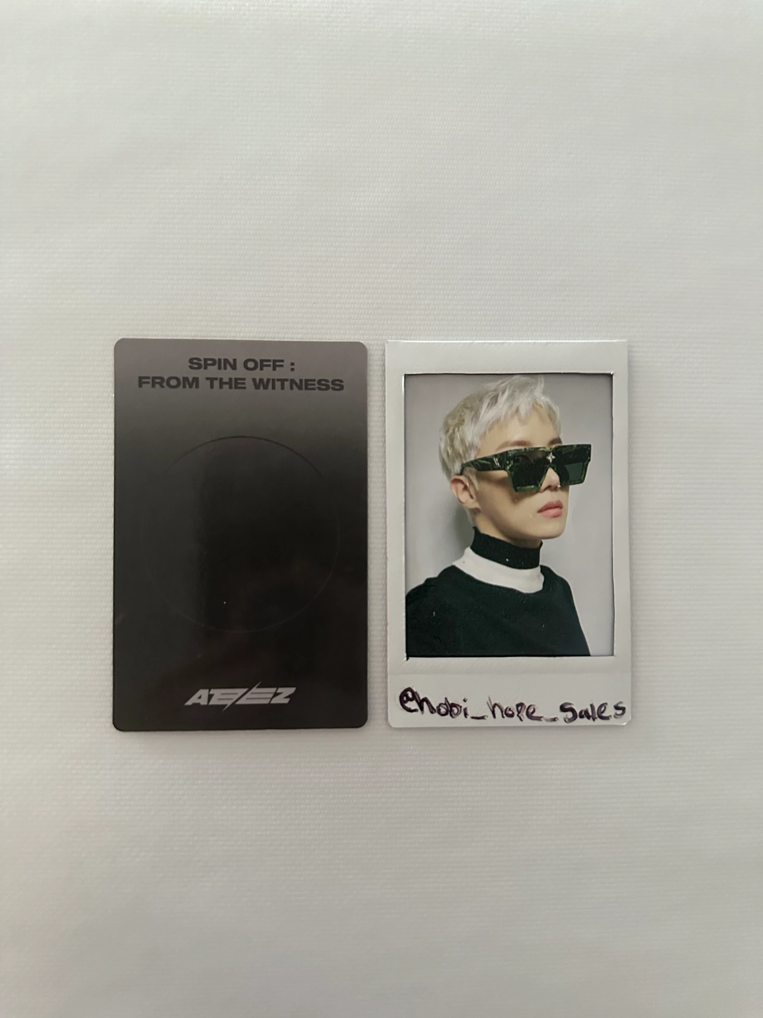 ATEEZ Hongjoong ATEEZ - Hongjoong - SPIN OFF : FROM THE WITNESS Album album photocard witness version version 2 listing photo 2