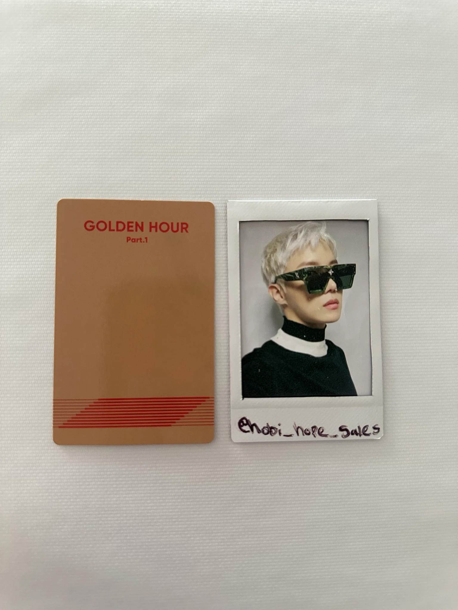 ATEEZ Hongjoong ATEEZ - Hongjoong - Golden Hour : Part.1 Album poca album album photocard B version listing photo 2