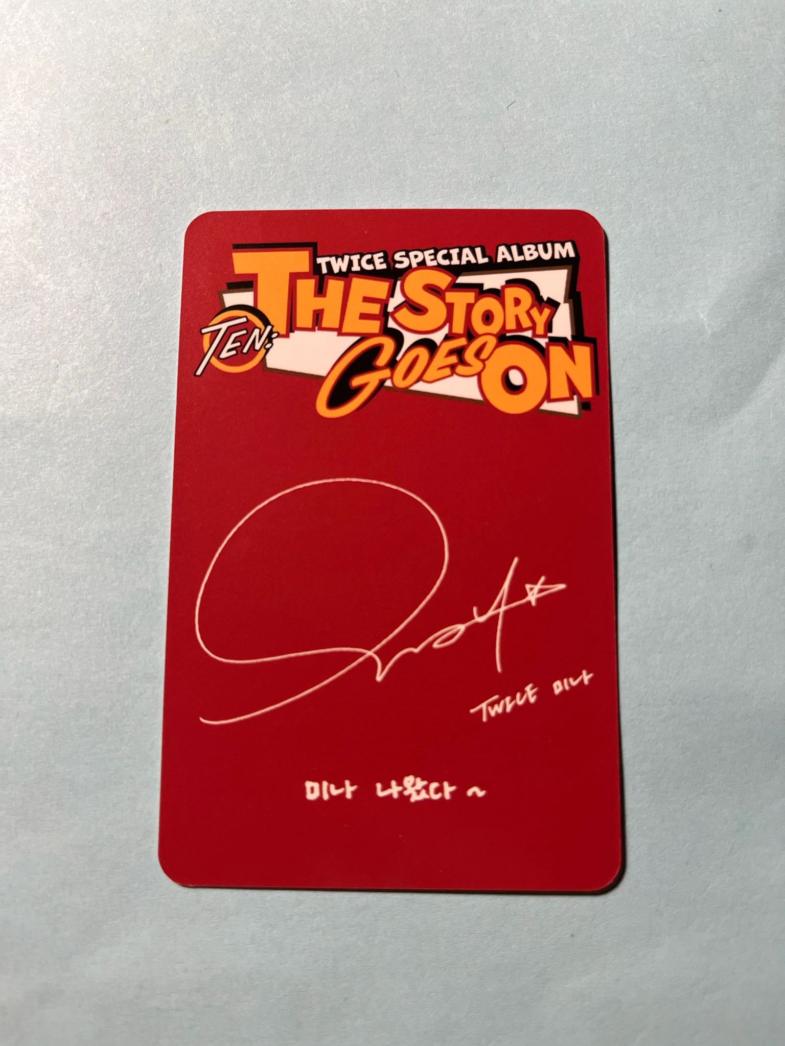 TWICE Mina TWICE - Mina - TEN: The Story Goes On Album album benefit Cast Ver. listing photo 2