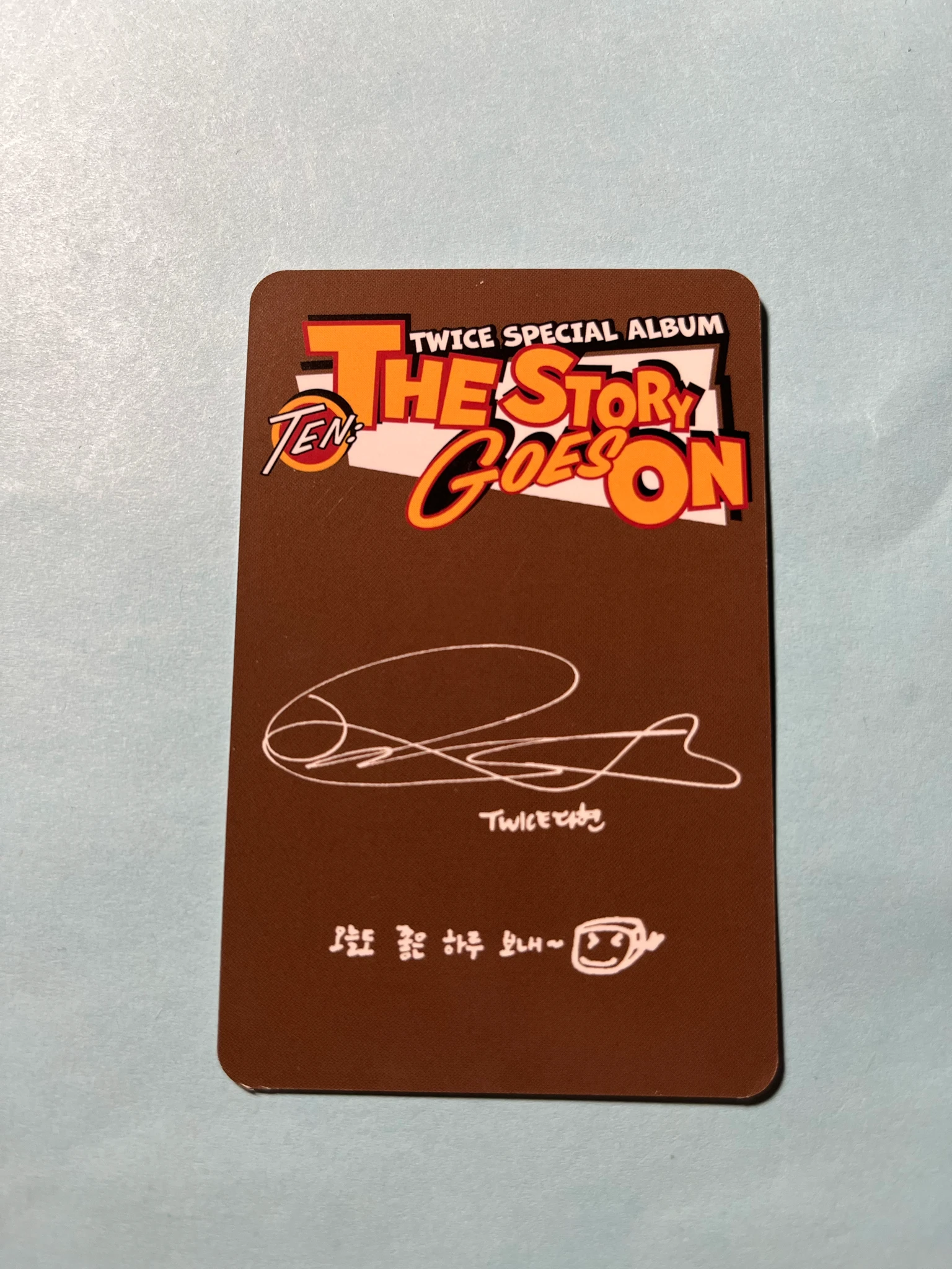 TWICE Dahyun TWICE - Dahyun - TEN: The Story Goes On Album album photocard Cast Ver. listing photo 2