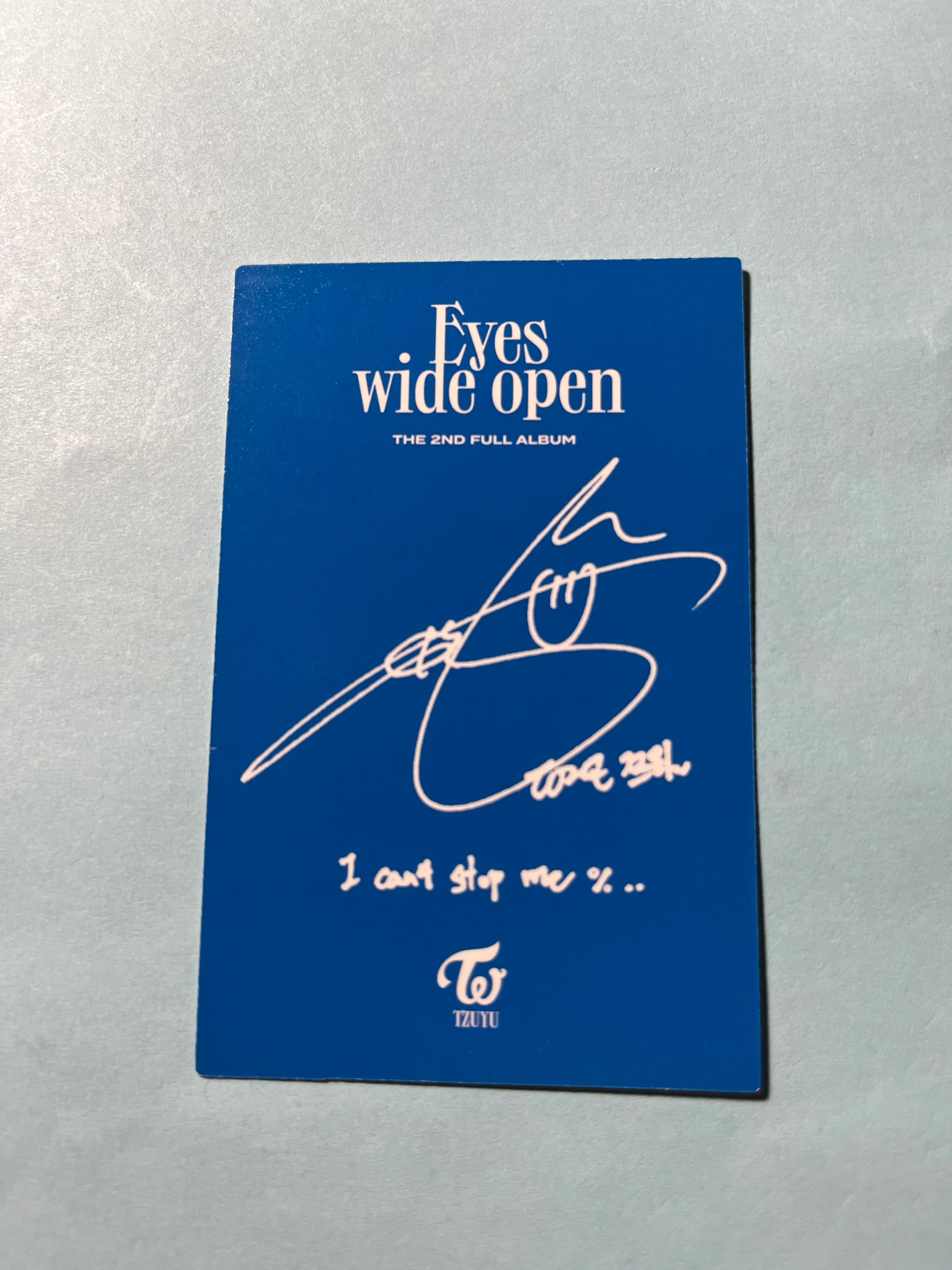 TWICE Tzuyu TWICE-Tzuyu-Album-eyes wide open listing photo 2
