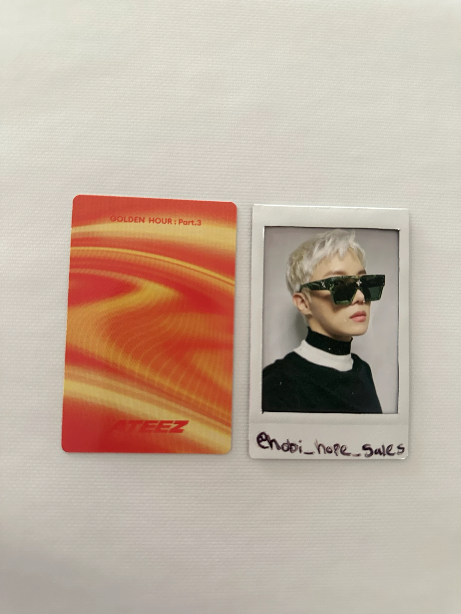 ATEEZ Hongjoong ATEEZ - Hongjoong - Golden Hour : Part.3 Album image card album photocard version 2 poca album listing photo 2