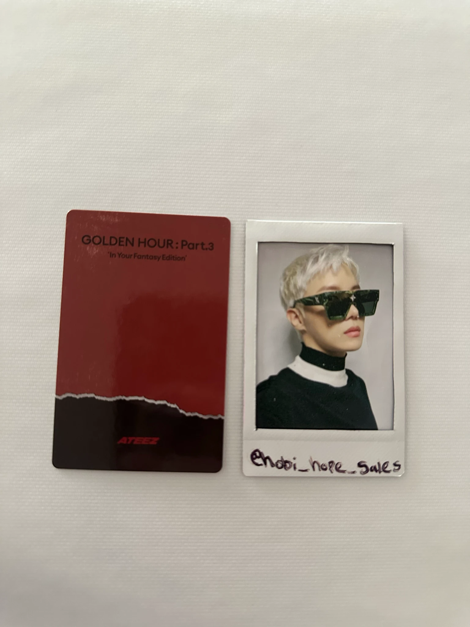 ATEEZ Hongjoong ATEEZ - Hongjoong - Golden Hour : Part.3 'In Your Fantasy Edition' Album album photocard limited ver. listing photo 2