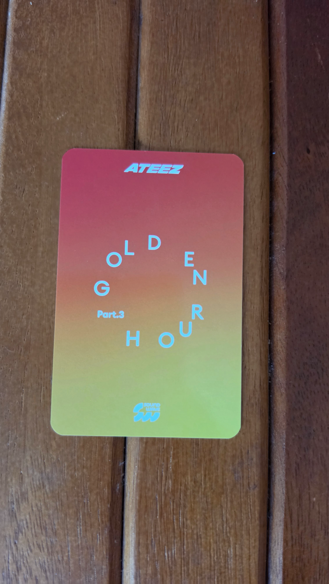 ATEEZ Yeosang ATEEZ - Yeosang - Golden Hour : Part.3 Album album photocard lucky draw listing photo 2