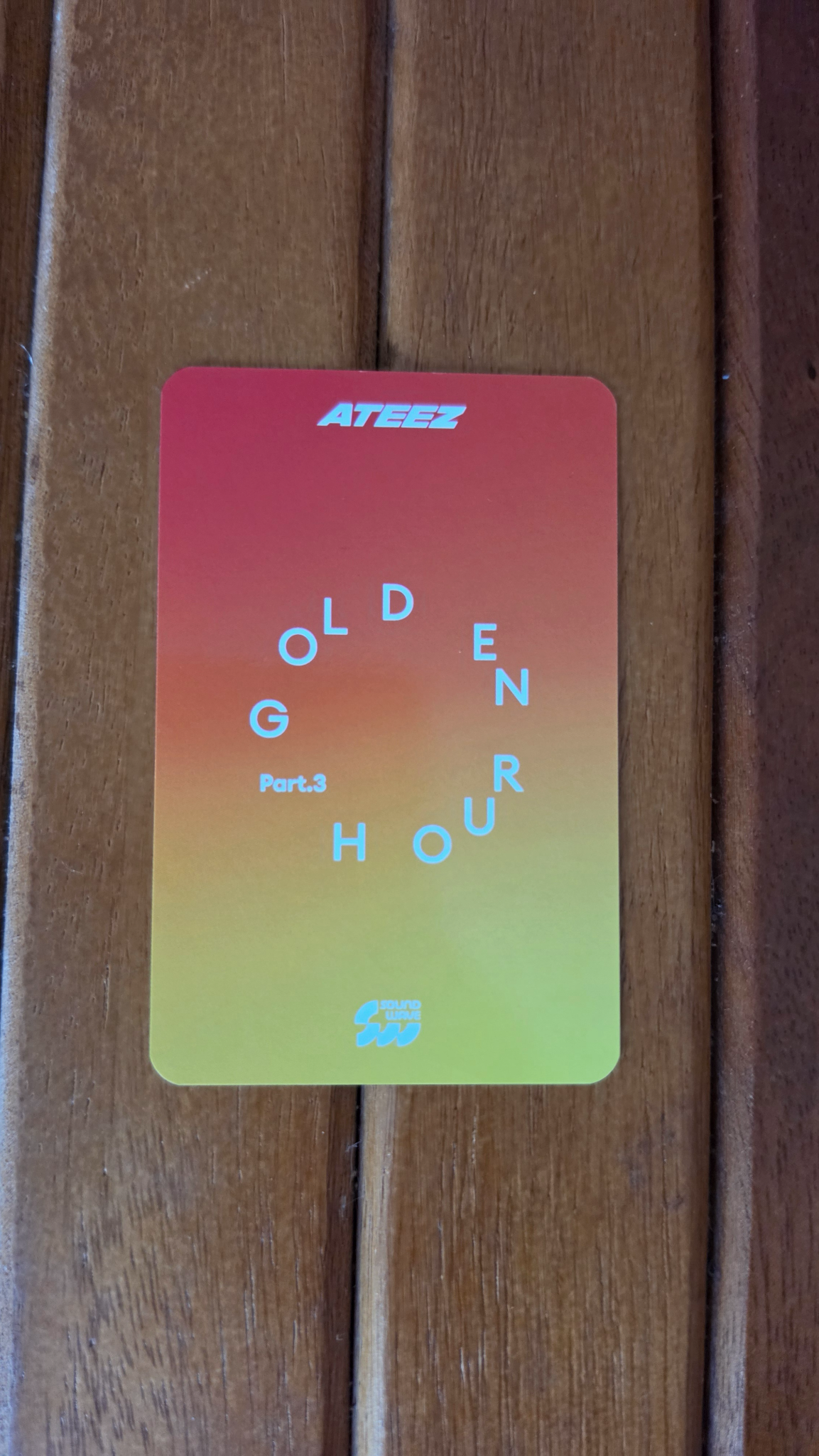 ATEEZ Yunho ATEEZ - Yunho - Golden Hour : Part.3 Album soundwave pob (pre-order benefit) listing photo 2