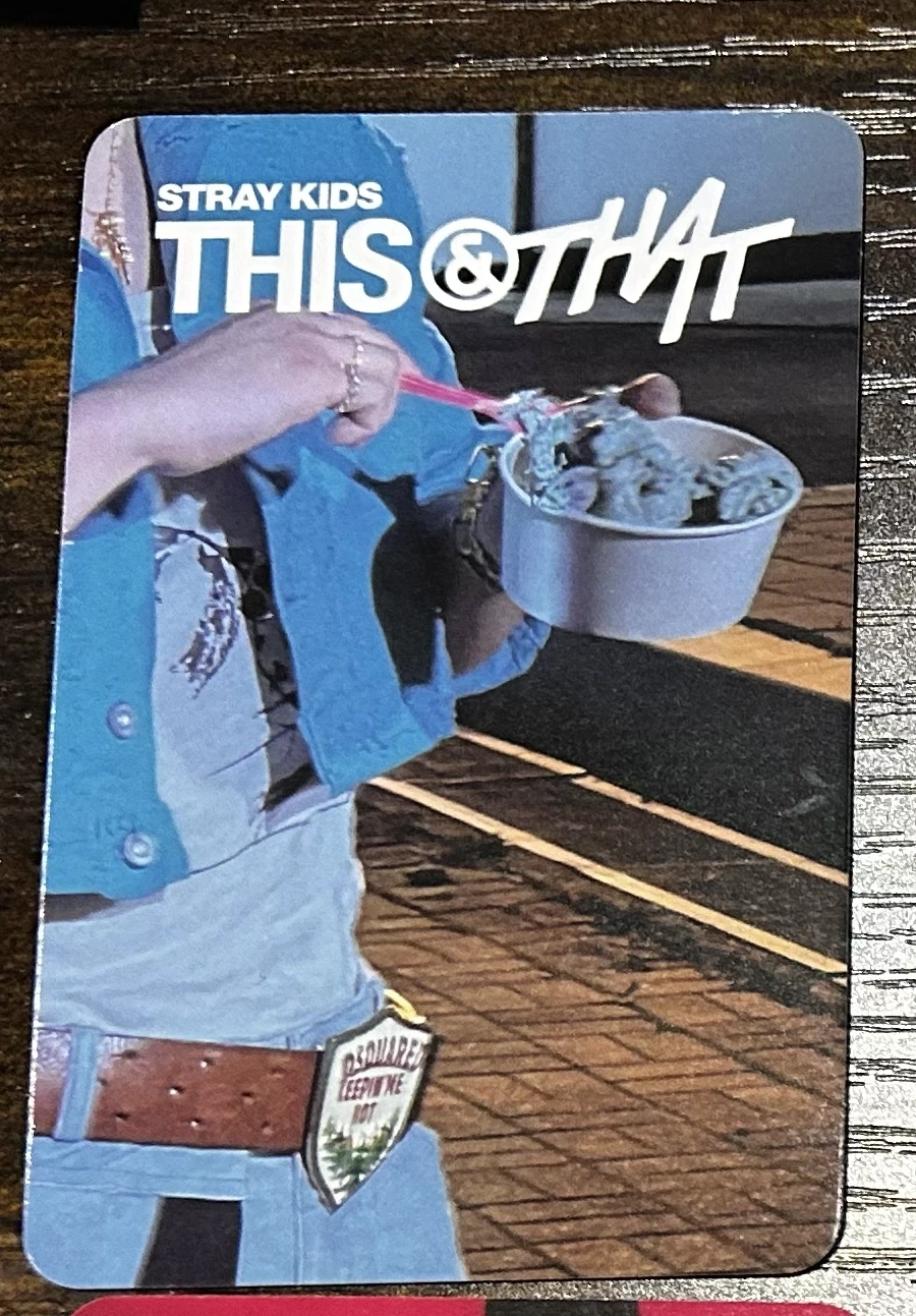 Stray Kids Changbin Stray Kids - Changbin - THIS & THAT Album album photocard first press only & version listing photo 2