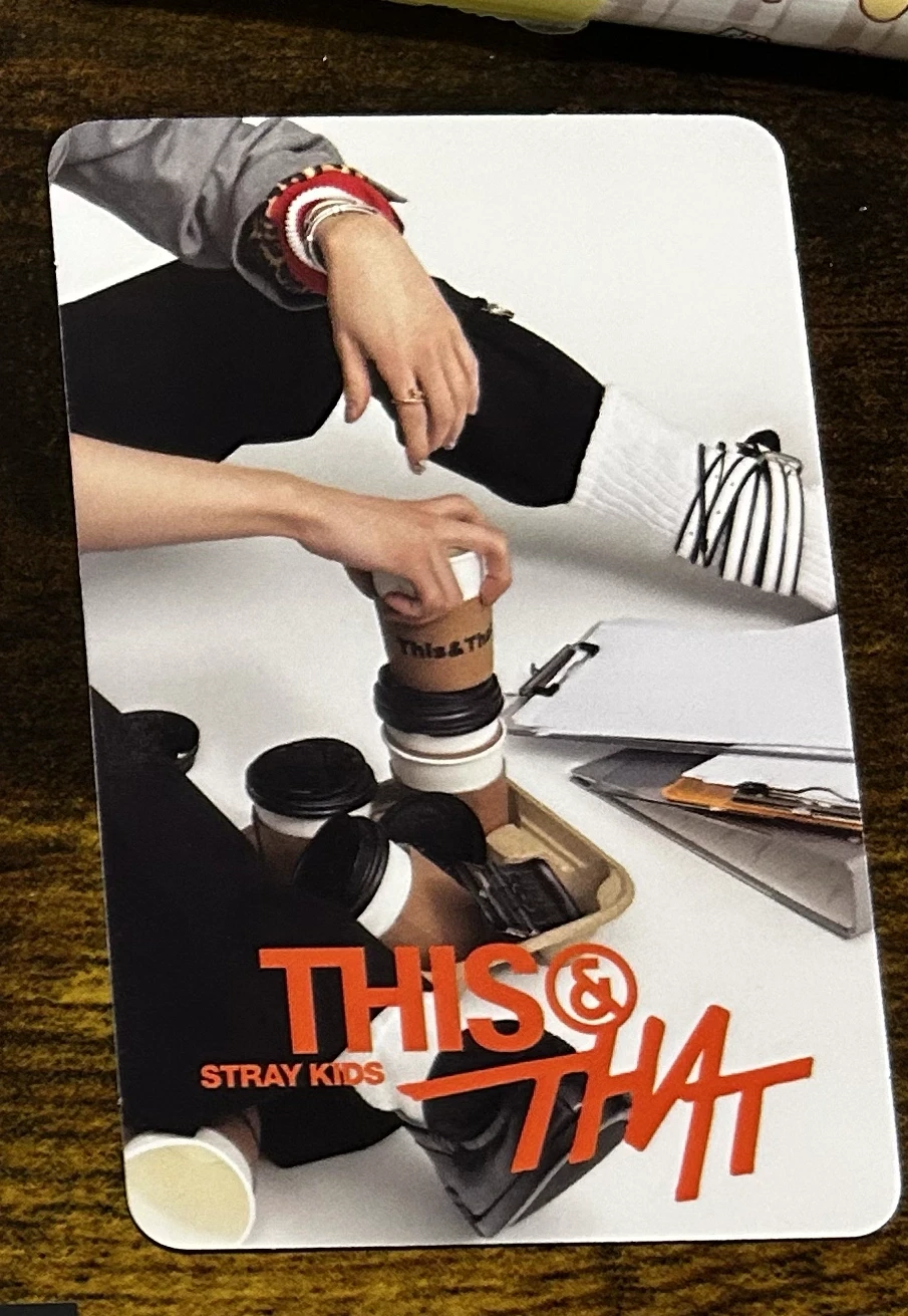 Stray Kids Hyunjin Stray Kids - Hyunjin - THIS & THAT Album & version album photocard listing photo 2
